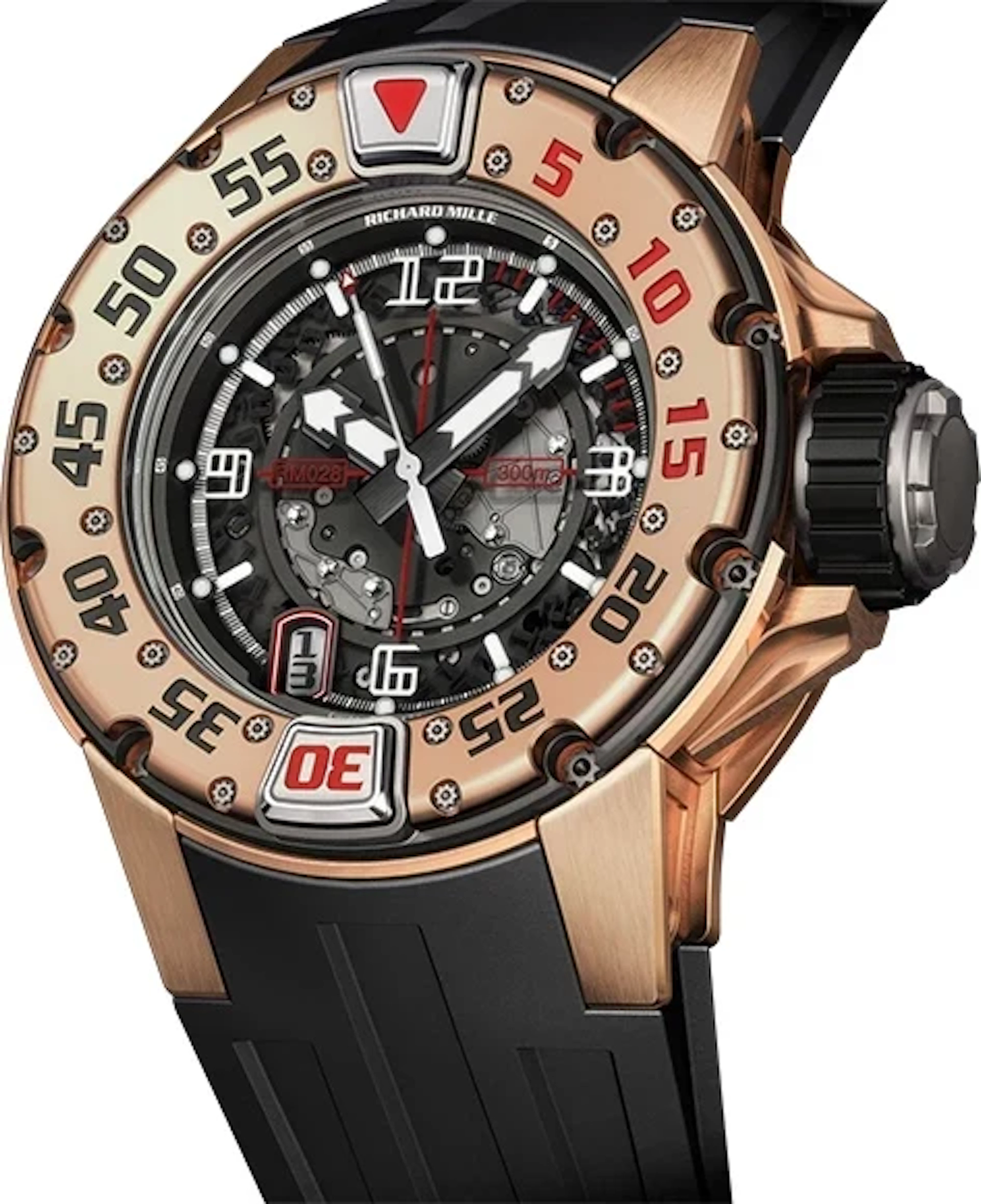 Richard Mille RM 028 Diver Rose Gold Men's Watch