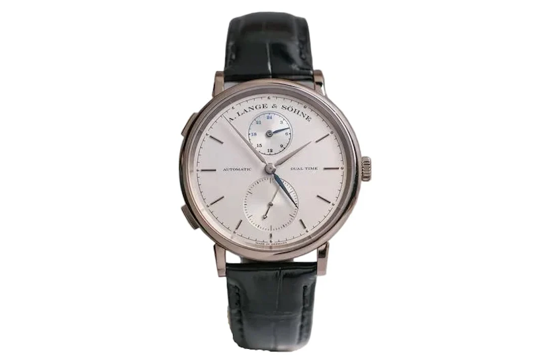 A. Lange & Söhne Saxonia Dual Time 18K White Gold Men’s Watch