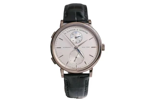 A. Lange & Söhne Saxonia Dual Time 18K White Gold Men’s Watch