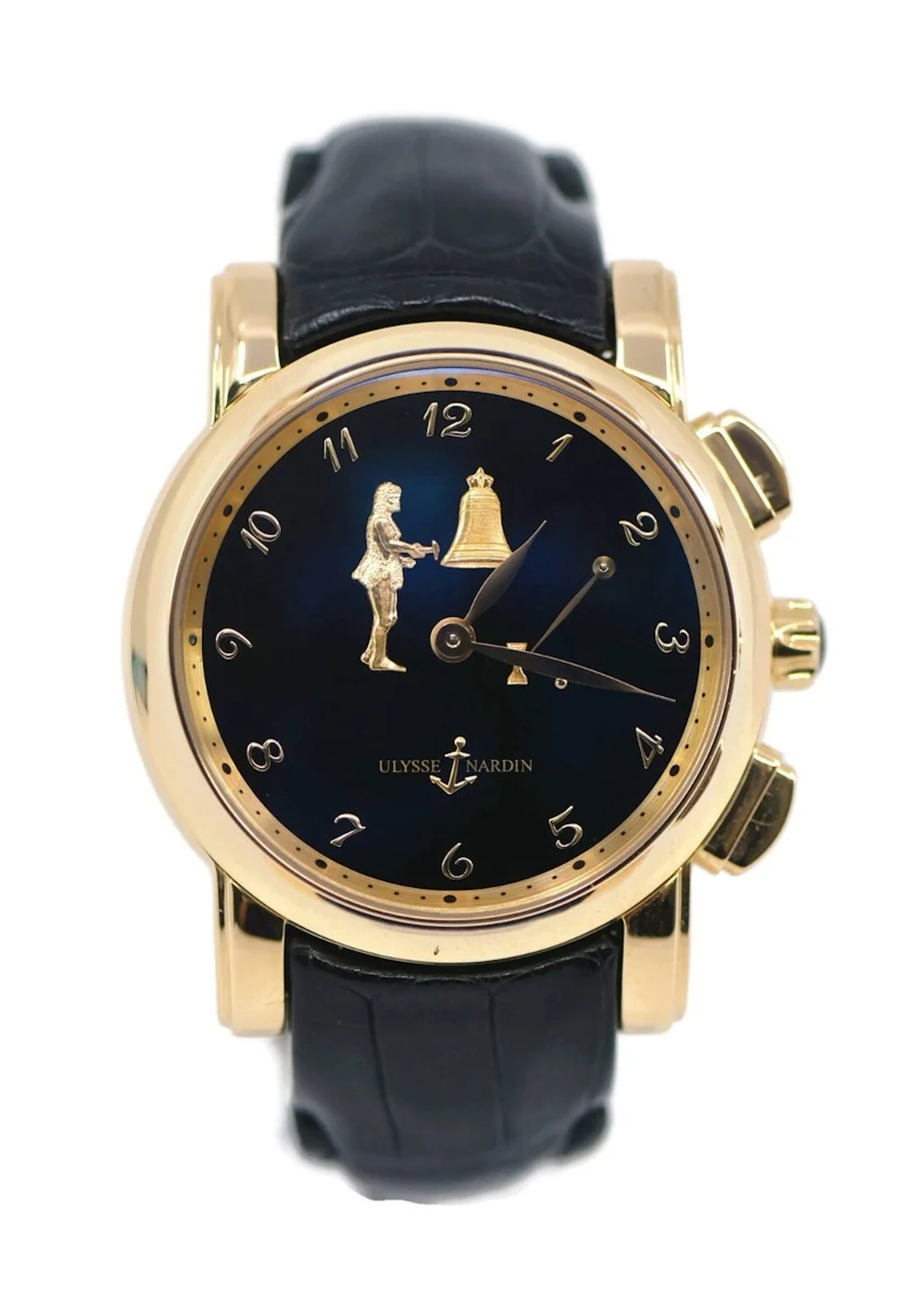 Ulysse Nardin Sonata Hourstriker 18K Rose Gold Men's Watch