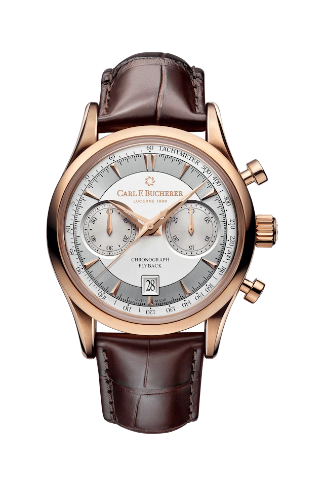 Carl F. Bucherer Manero Flyback 18K Rose Gold Men's Watch