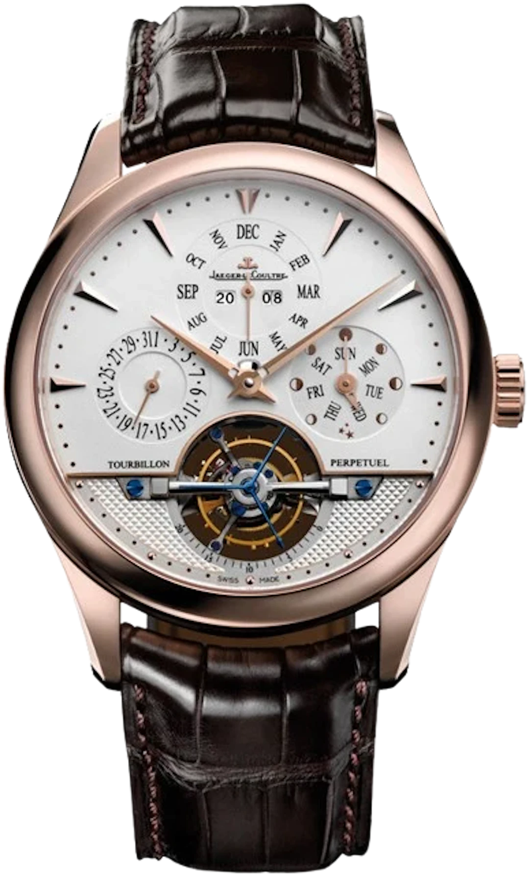 Jaeger-LeCoultre Master Grande Tradition Tourbillon 18k Rose Gold Men’s Watch