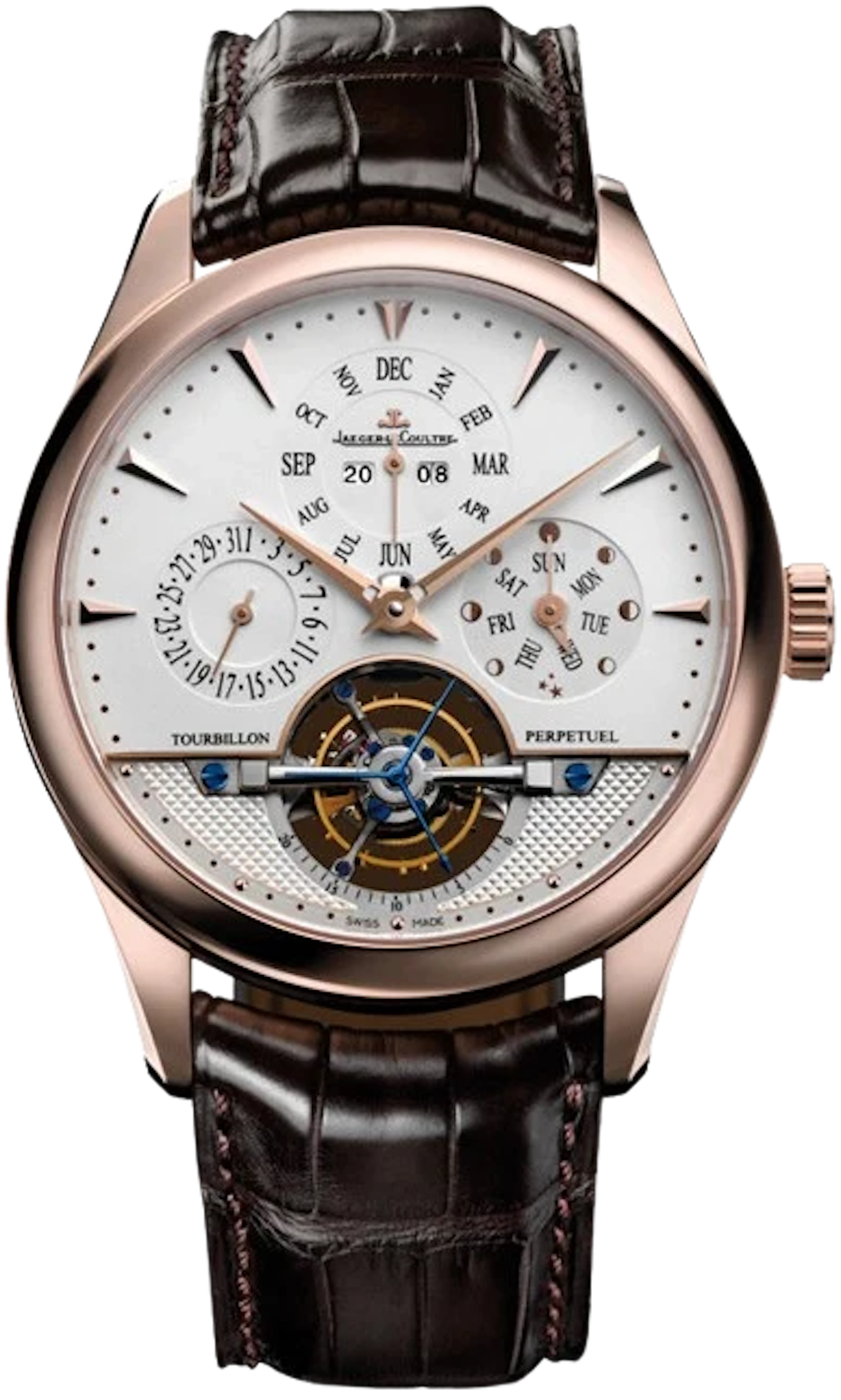 Jaeger-LeCoultre Master Grande Tradition Tourbillon 18k Rose Gold Men’s Watch