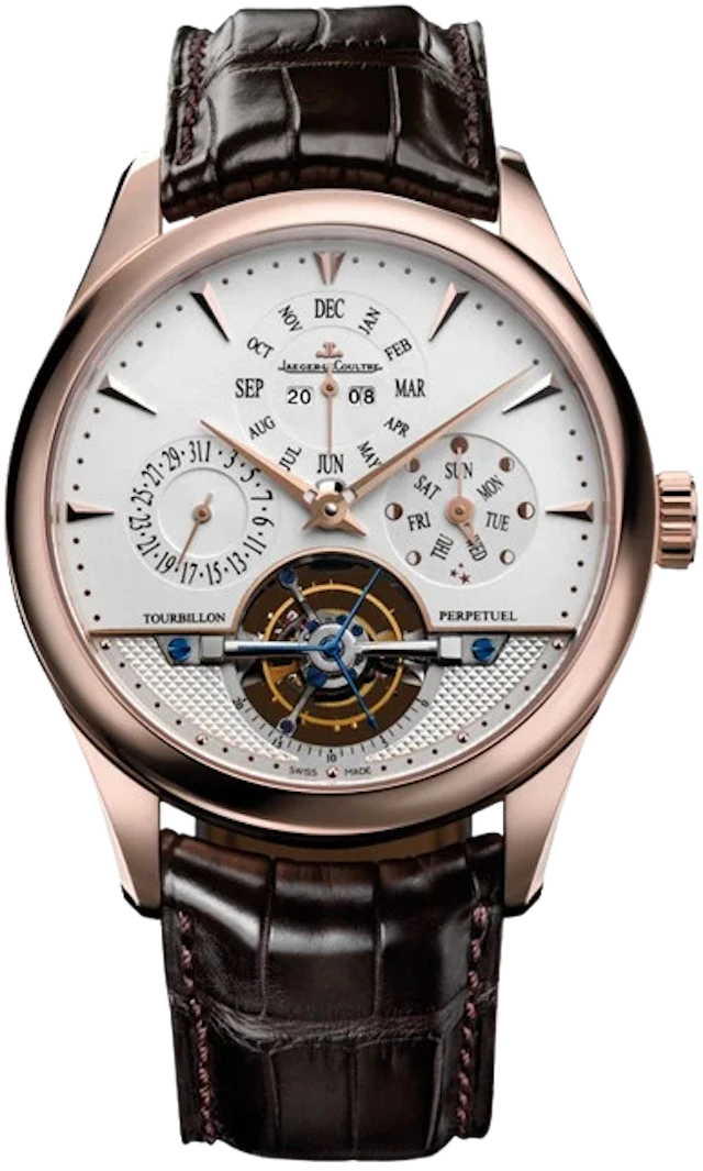 Jaeger-LeCoultre Master Grande Tradition Tourbillon 18k Rose Gold Men’s Watch