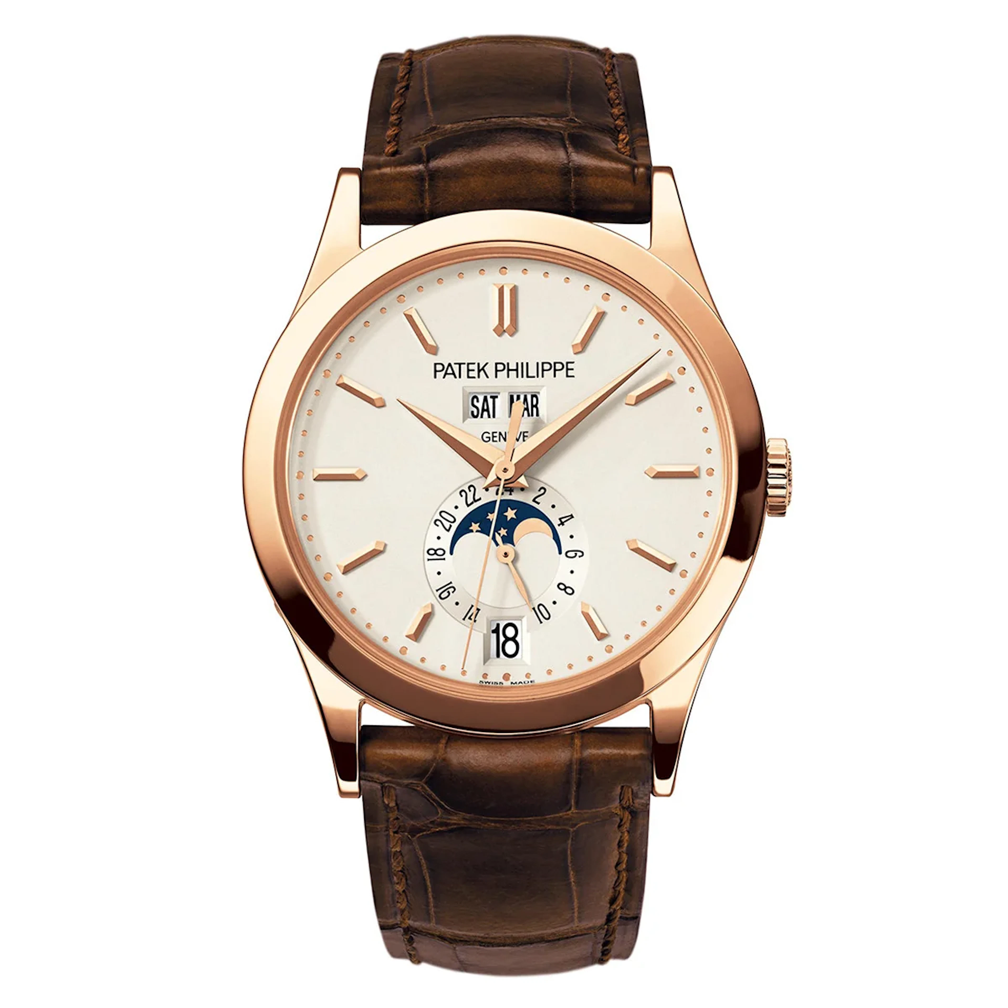 Patek Philippe Annual Calendar 18K Rose Gold Men's Watch