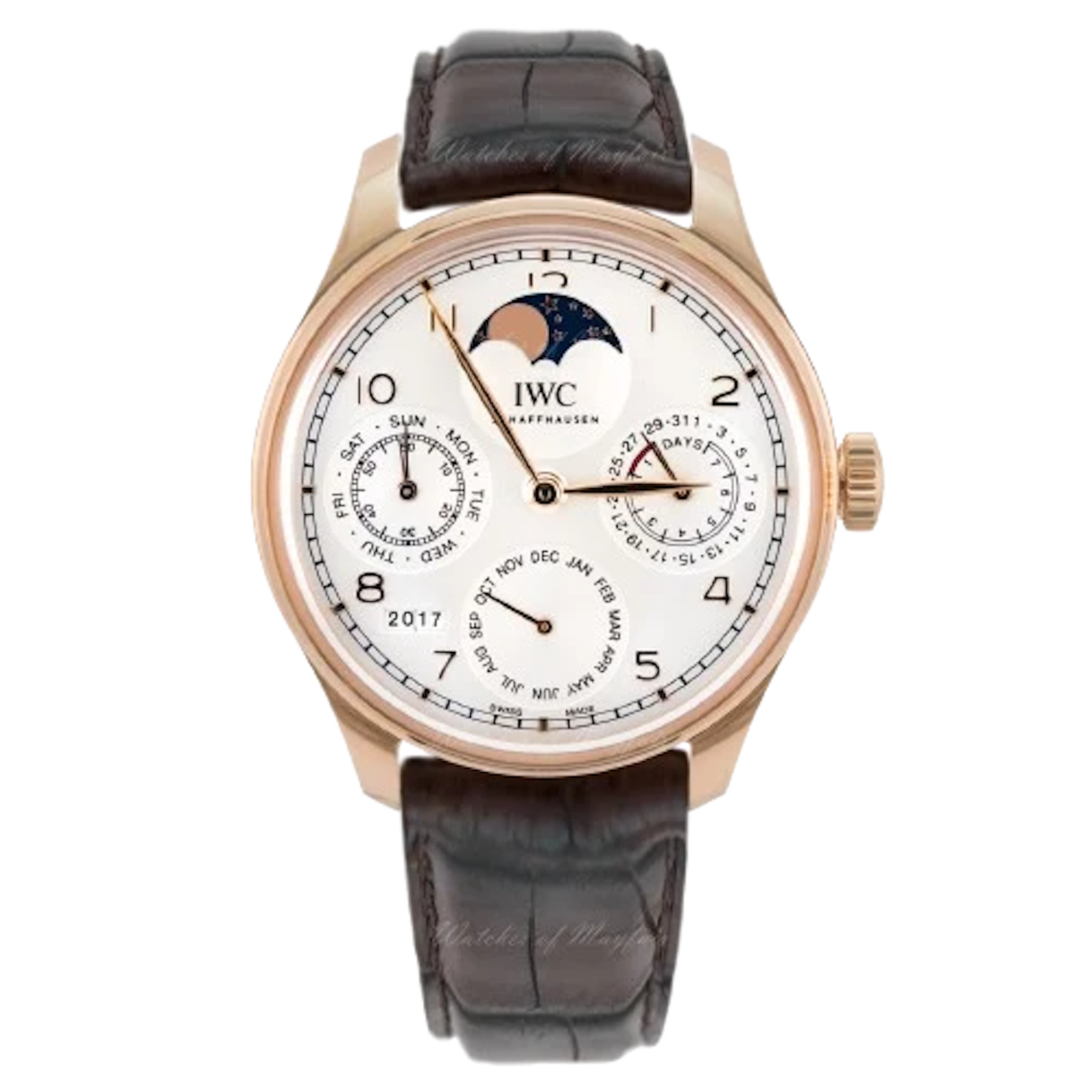 IWC Portuguese Perpetual Calendar 18K Rose Gold Men’s Watch