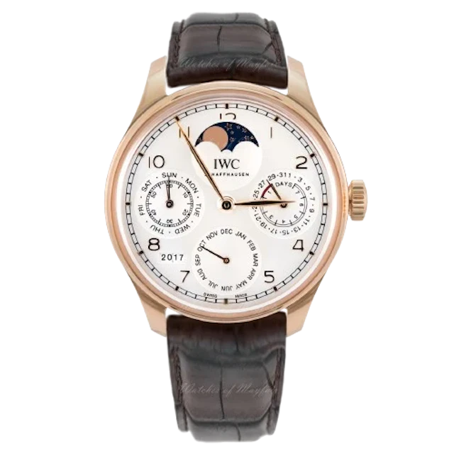 IWC Portuguese Perpetual Calendar 18K Rose Gold Men’s Watch