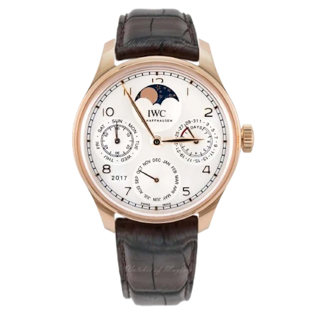 IWC Portuguese Perpetual Calendar 18K Rose Gold Men’s Watch