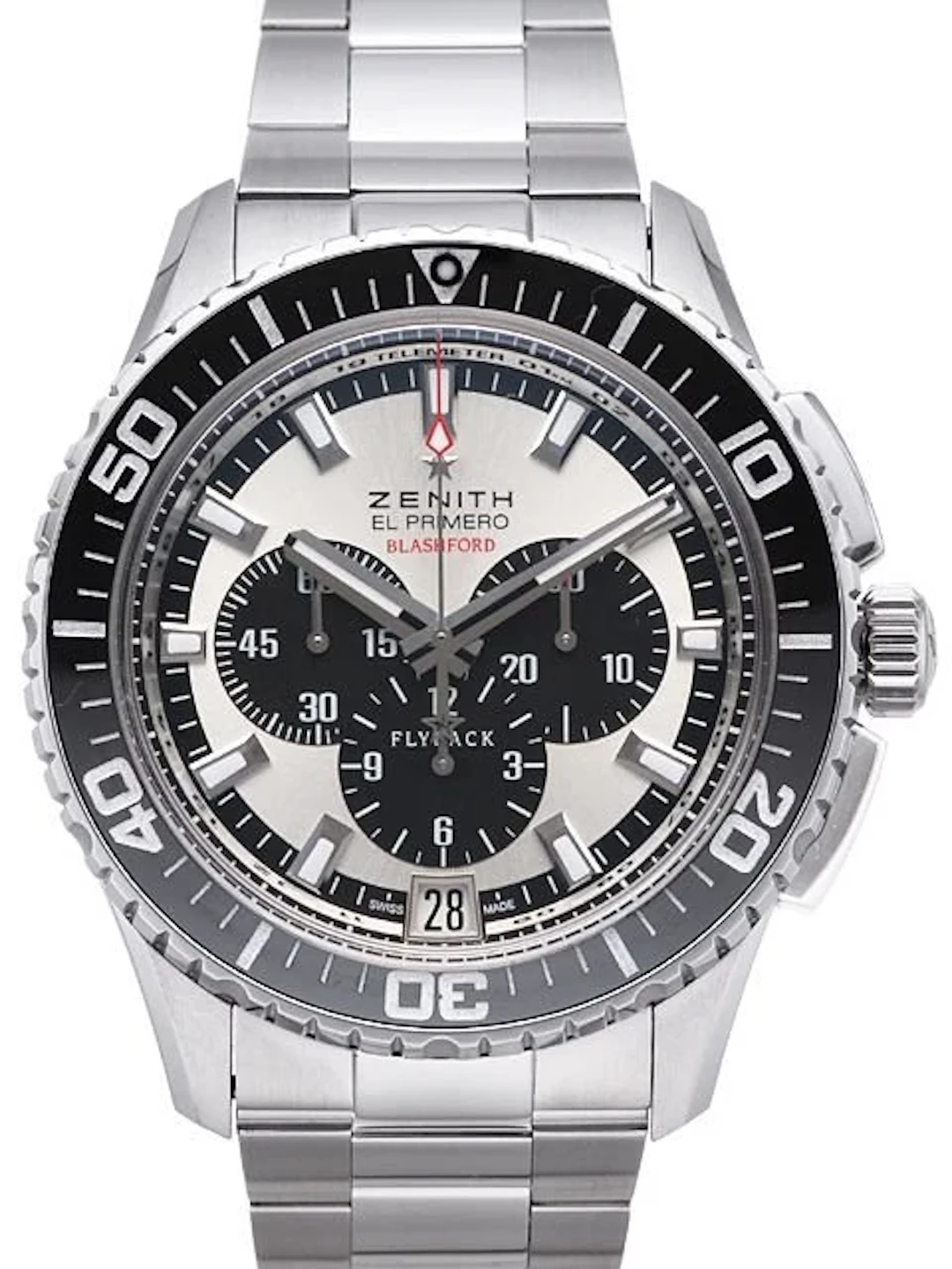 Zenith El Primero Stratos Flyback Chronograph Stainless Steel Men's Watch
