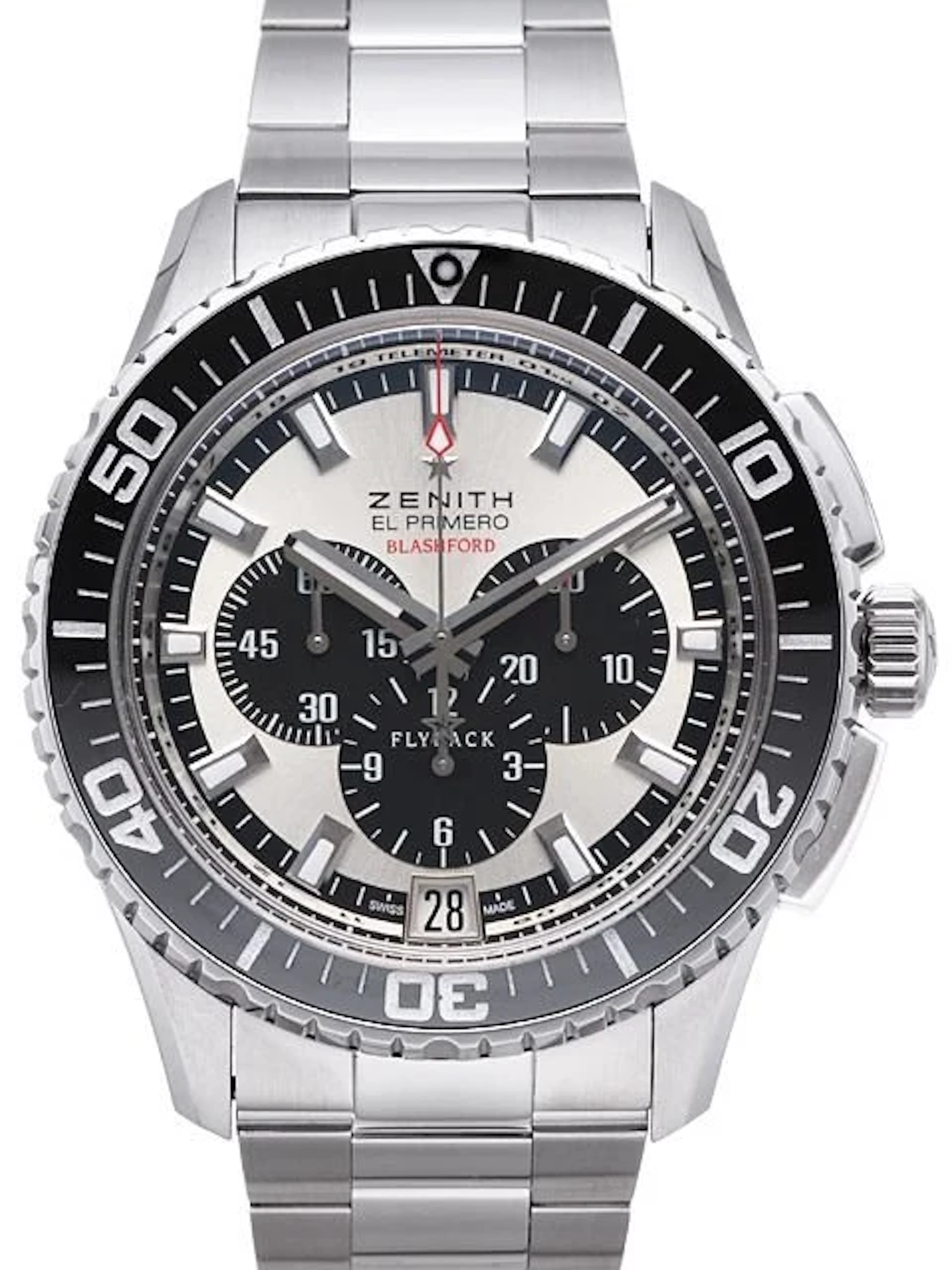 Zenith El Primero Stratos Flyback Chronograph Stainless Steel Men's Watch