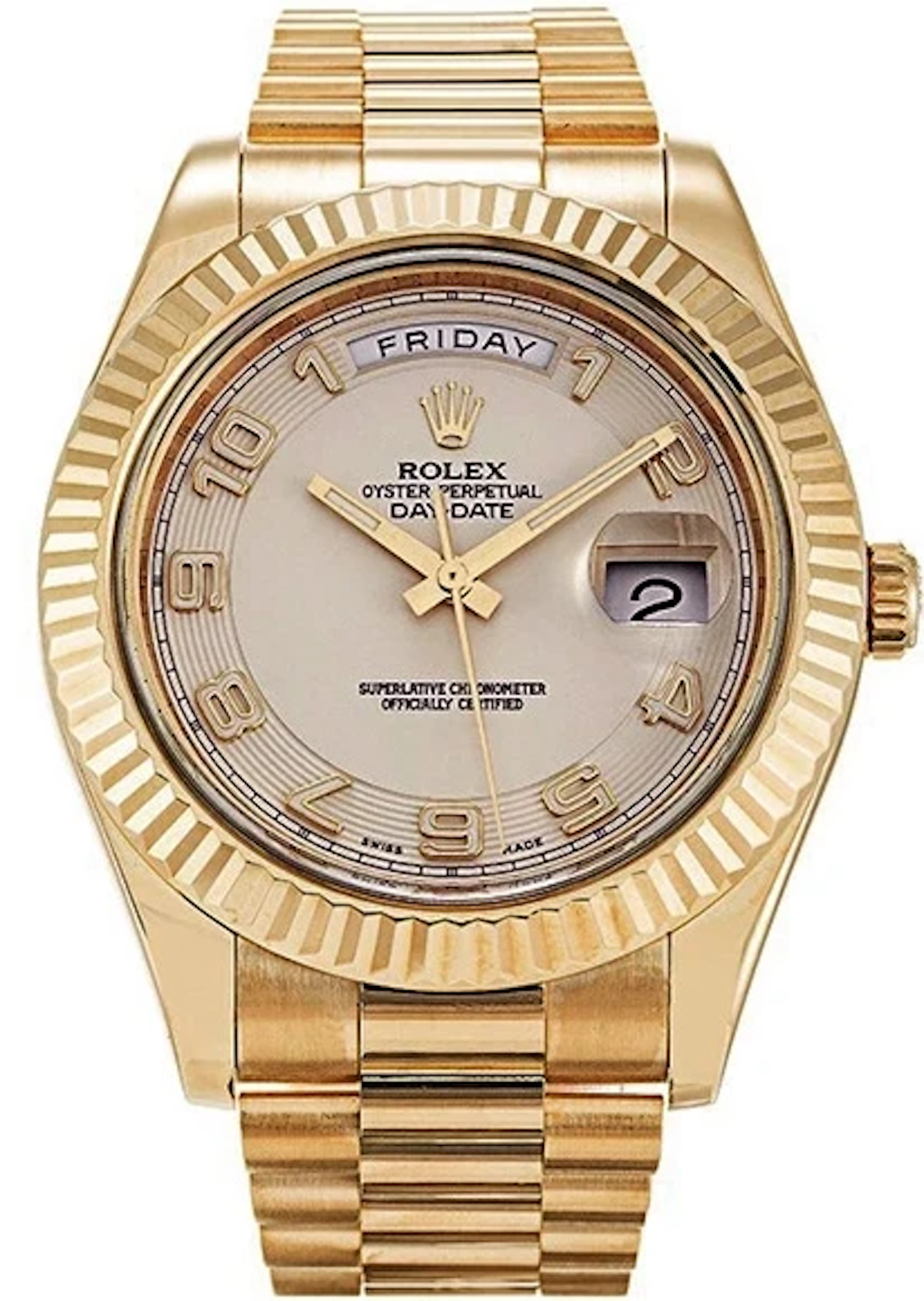 Rolex Day-Date II 18K Yellow Gold Men's Watch