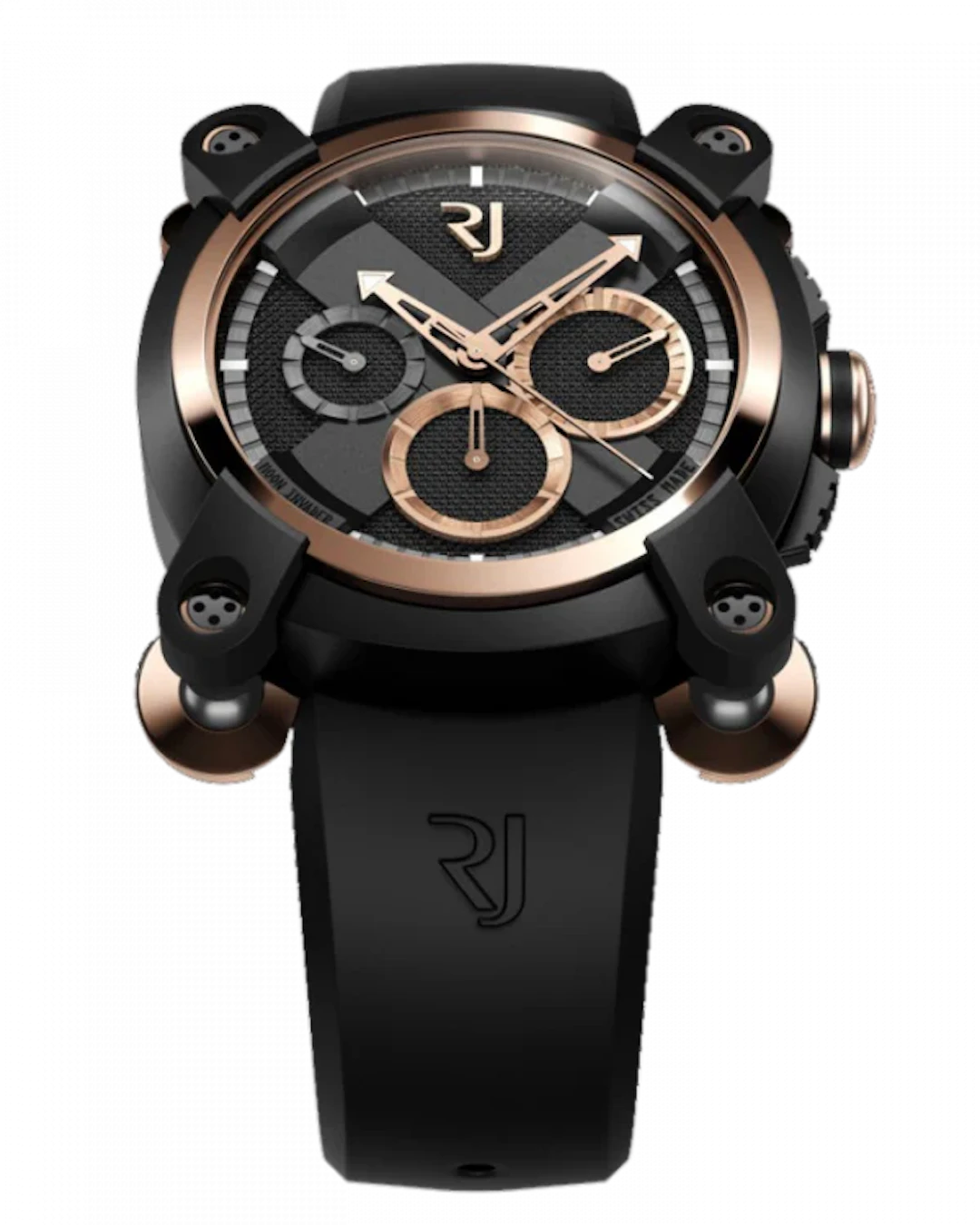 Romain Jerome Moon-Dna Moon Invader Chronograph PVD-Coated Steel &
