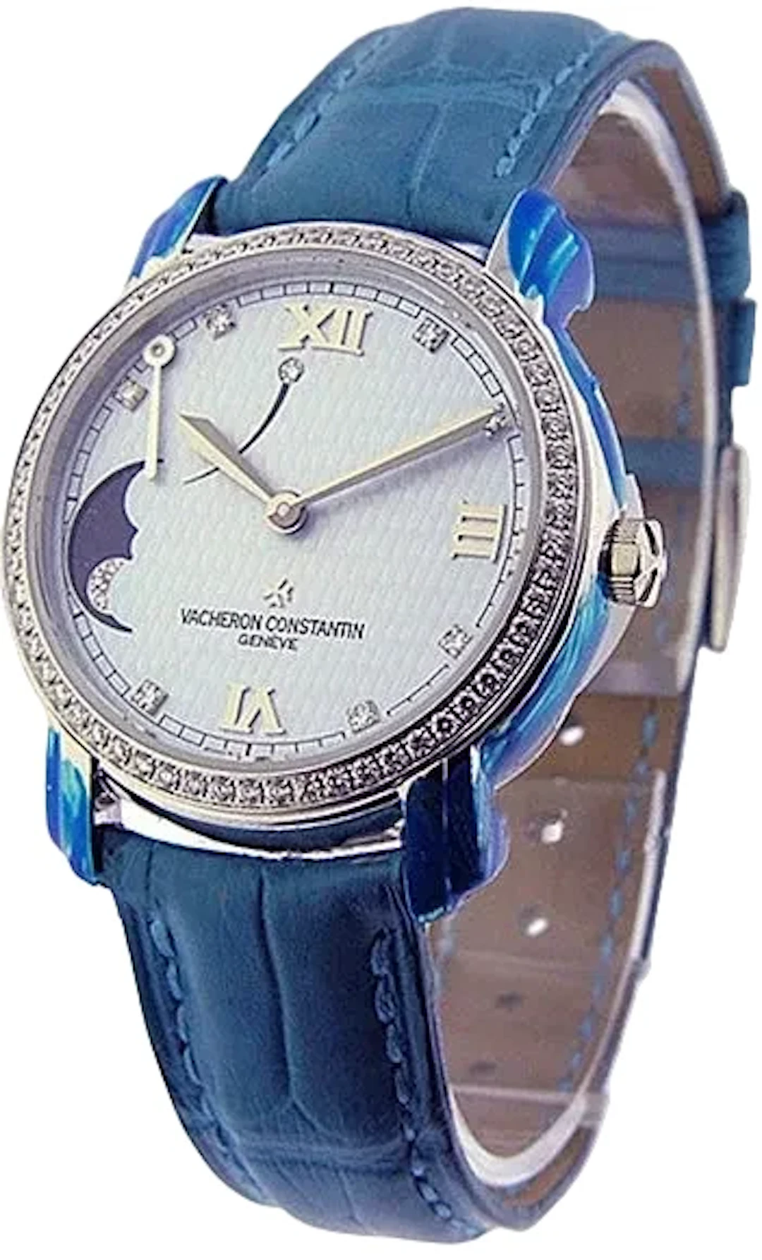 Vacheron Constantin Malte Moon Phase & Power Reserve 18K White Gold