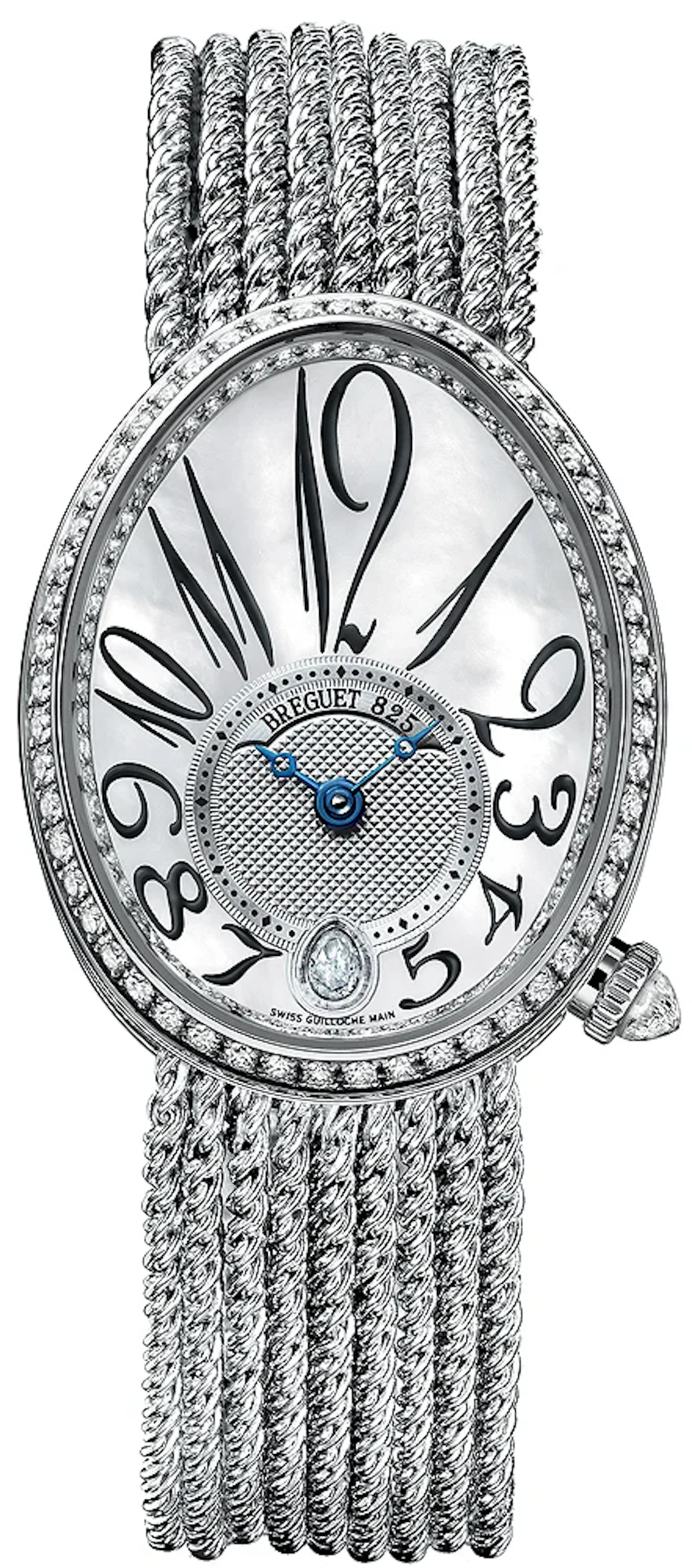 Breguet Reine De Naples 18K White Gold Ladies Watch