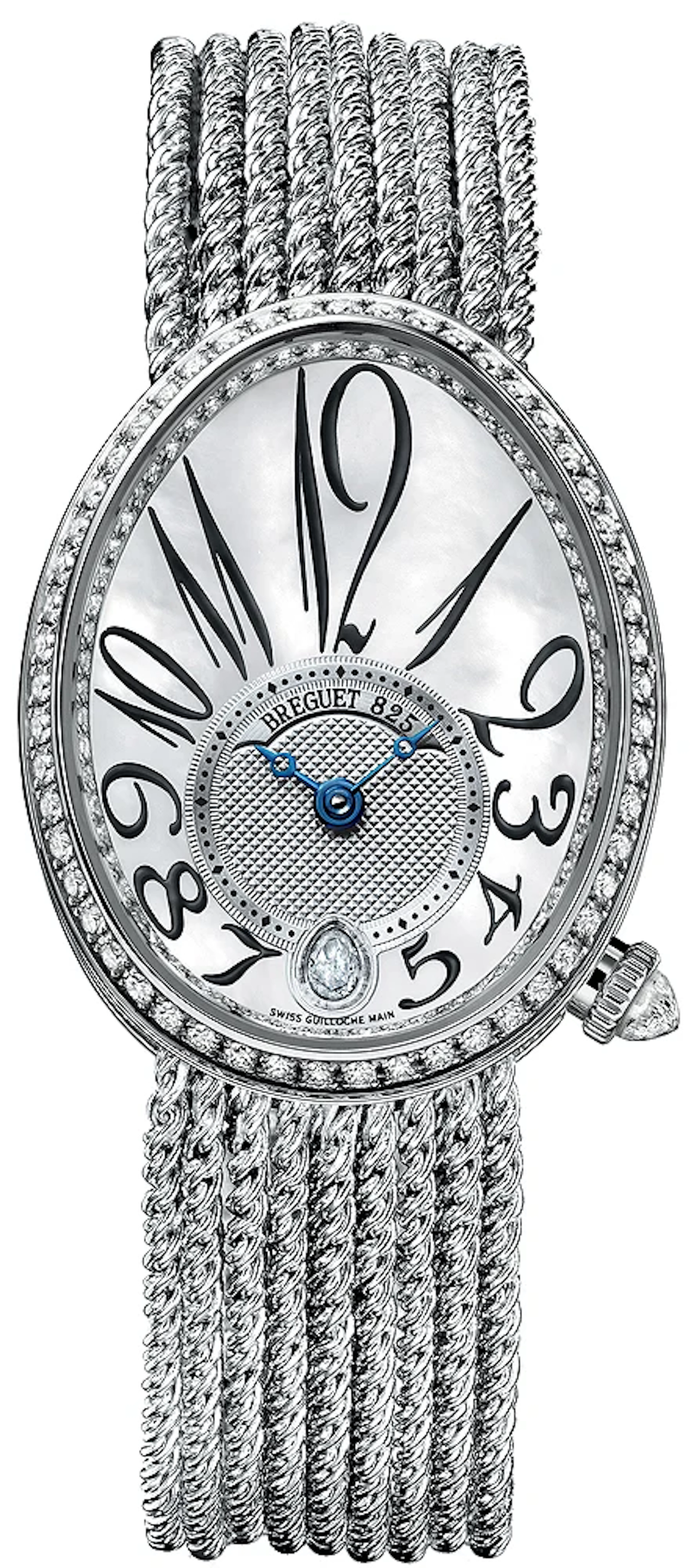 Breguet Reine De Naples 18K White Gold Ladies Watch