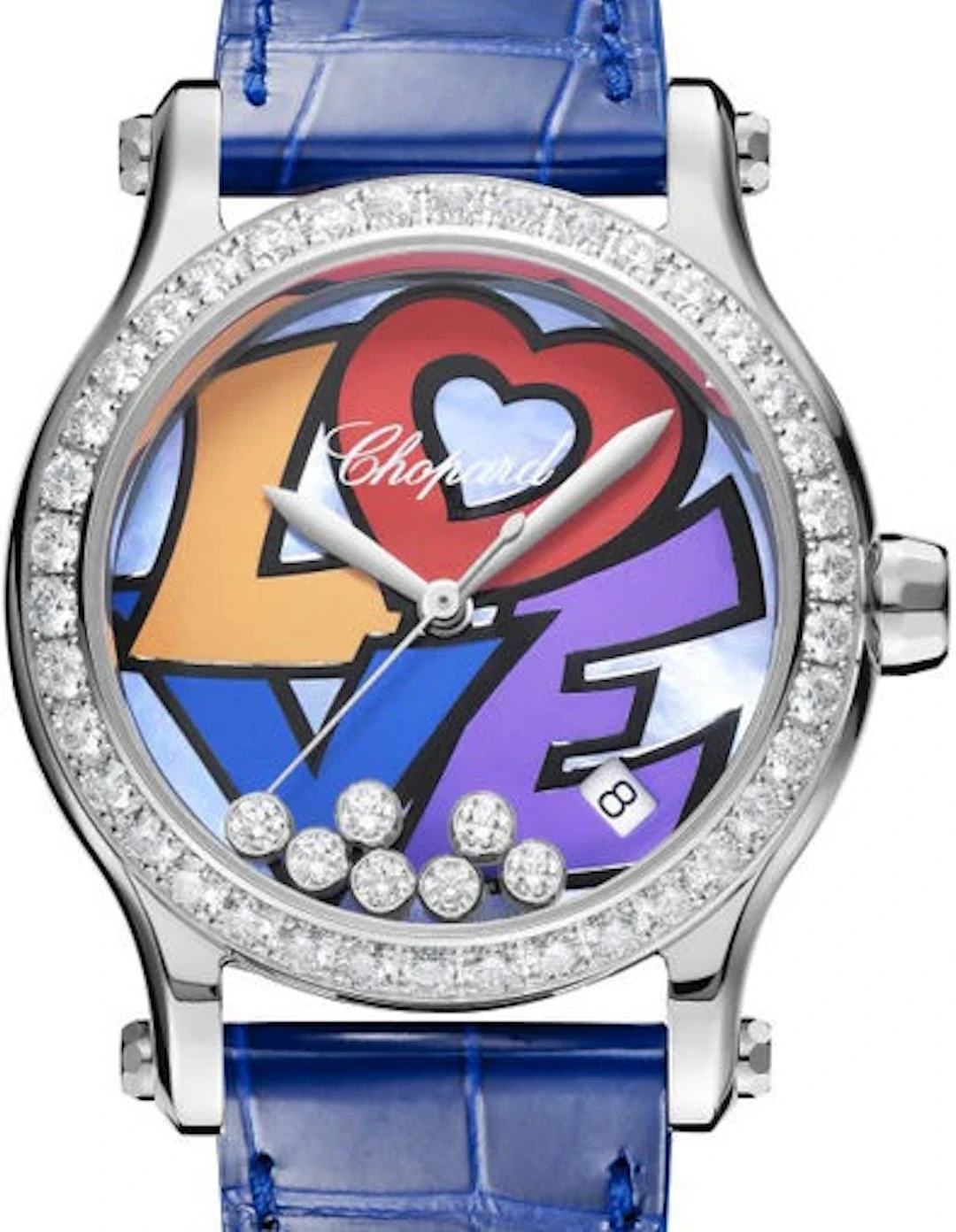 Chopard Happy Love Stainless Steel & Diamonds Lady's Watch