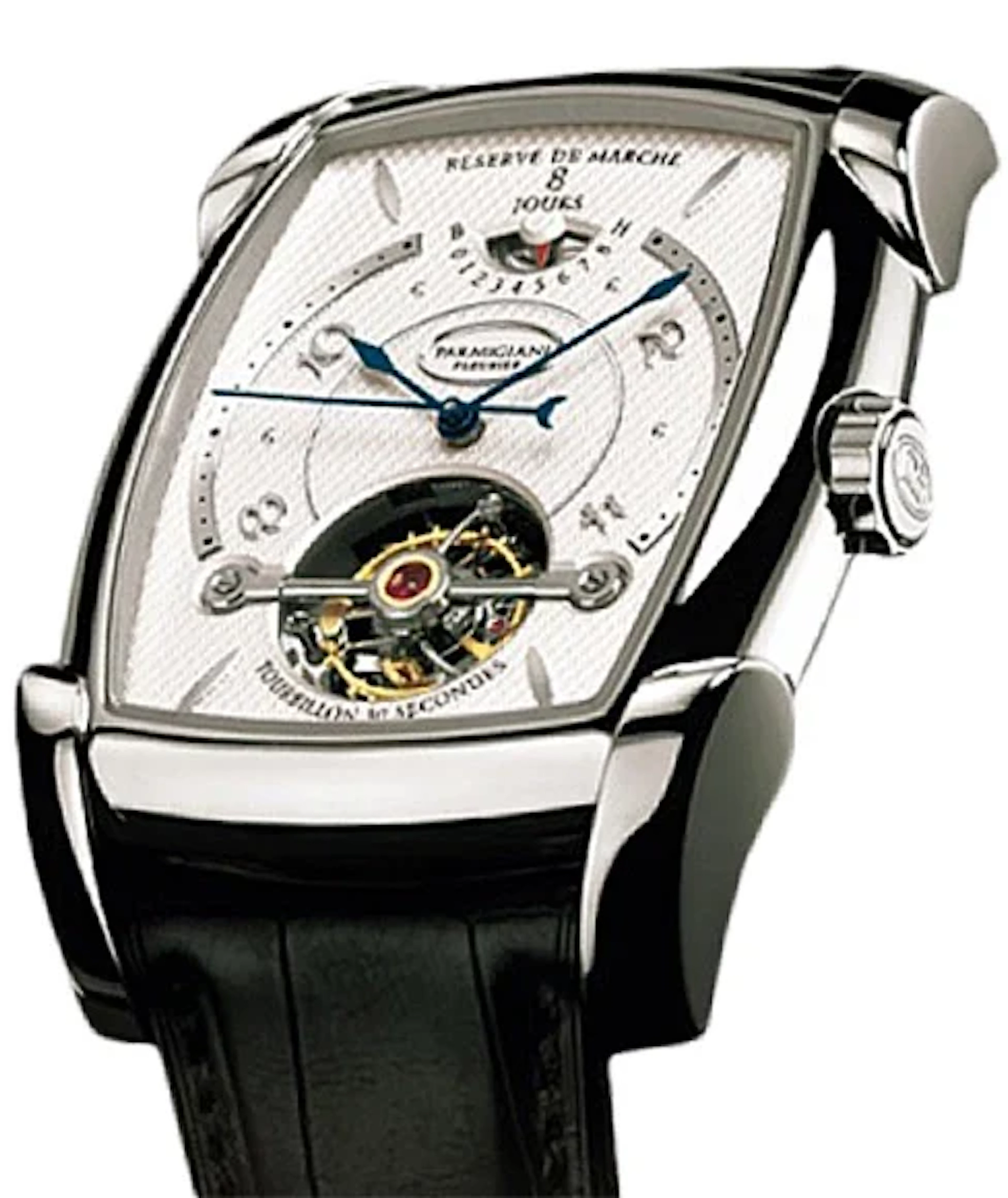 Parmigiani Fleurier Kalpa Forma XL Tourbillon 18K White Gold Men's Watch