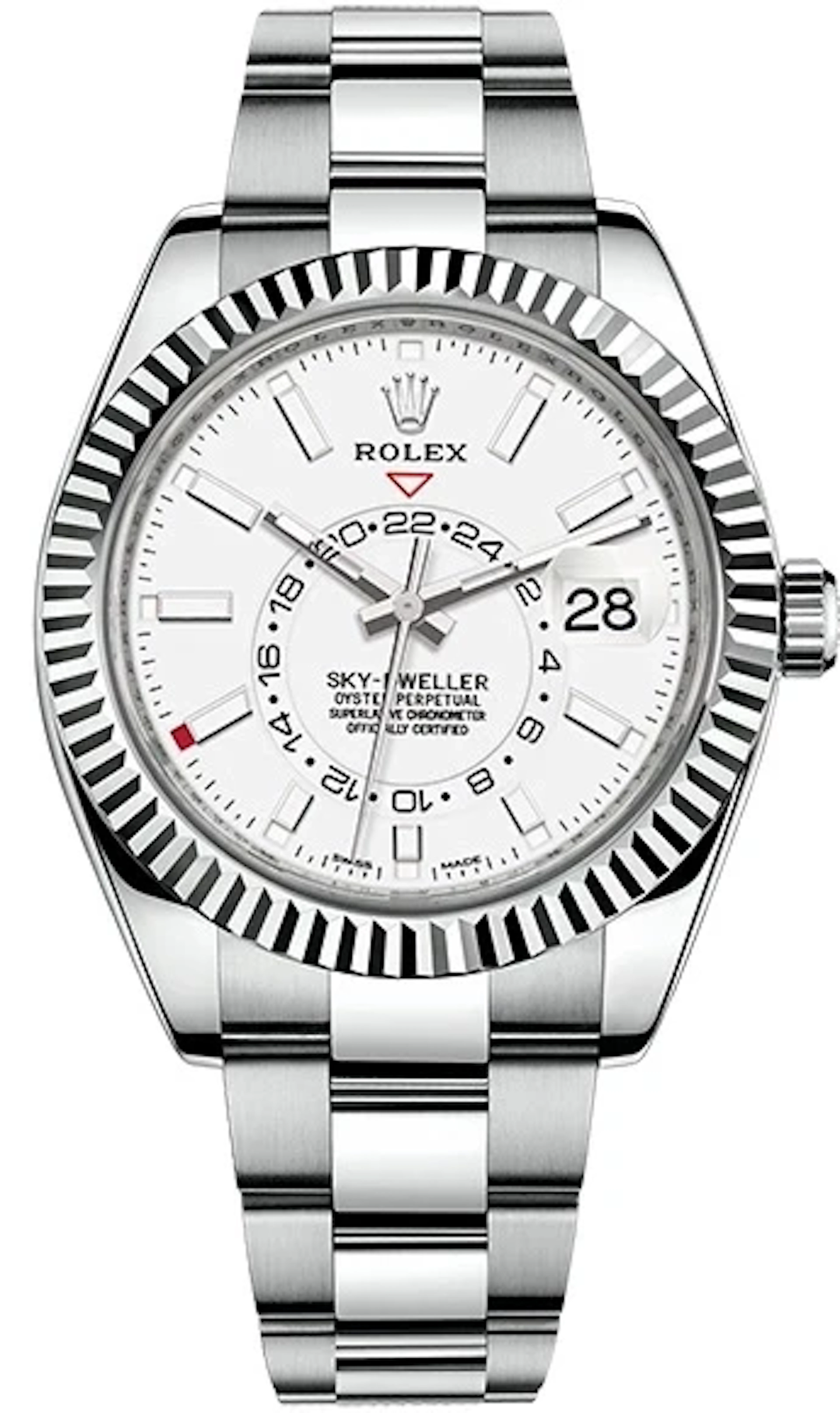 Rolex Sky-Dweller Stainless Steel & White Gold Men's Watch