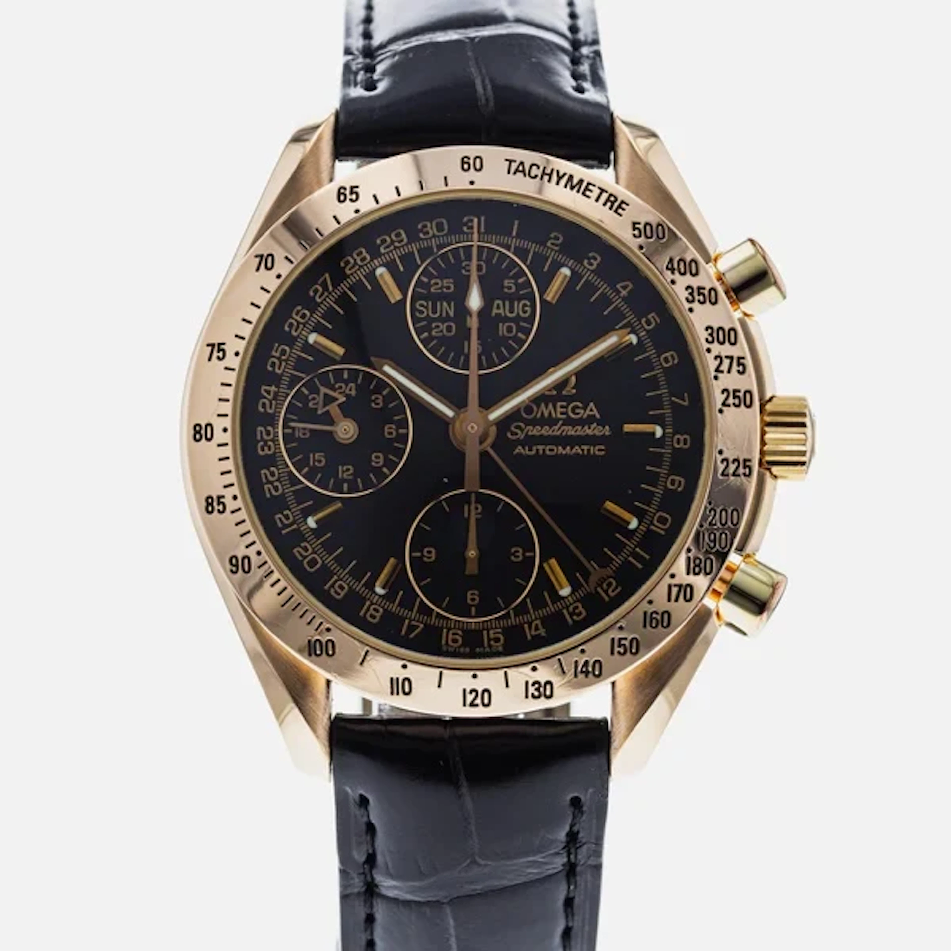 Omega Speedmaster Day-Date 18KT Rose - Gold Men's Watch
