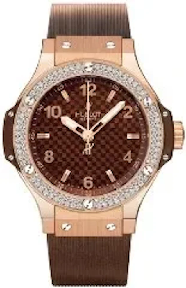 Hublot Big Bang 38mm 18K Rose Gold & Diamonds Ladies Watch