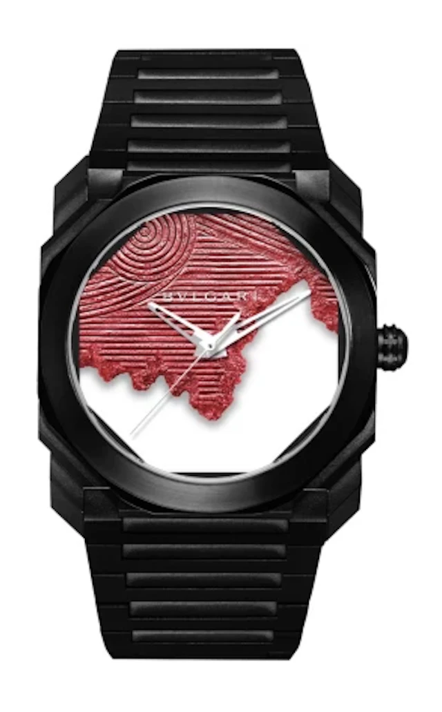 Bvlgari Octo Solotempo BWD x Daniel Arsham "Zen Garden" Black Steel