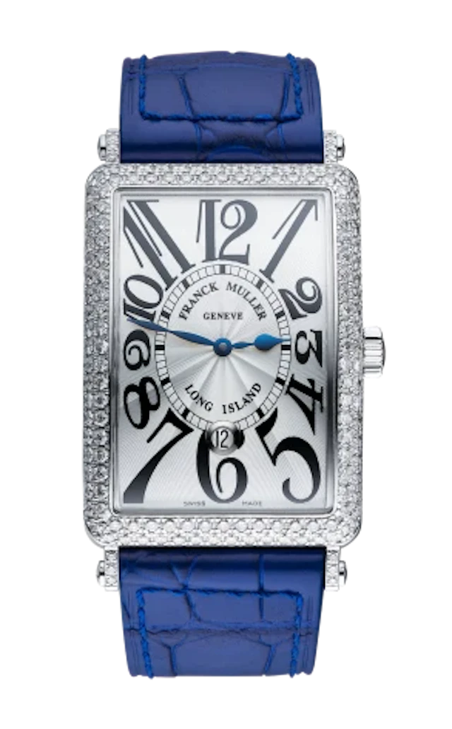 Franck Muller Long Island 18K White Gold & Diamonds Lady's Watch