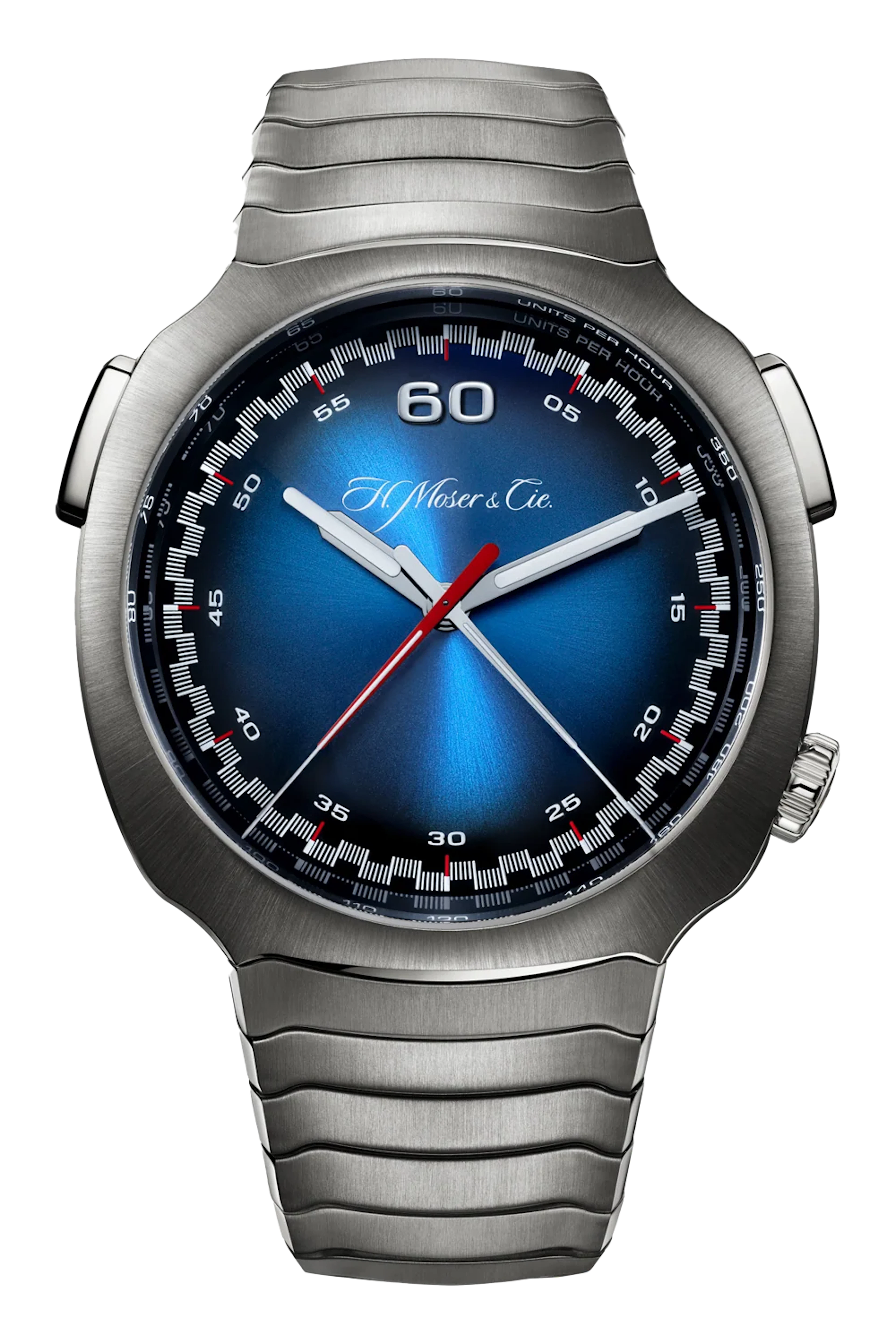 H. Moser & Cie. Streamliner Flyback Chronograph Automatic Funky Blue