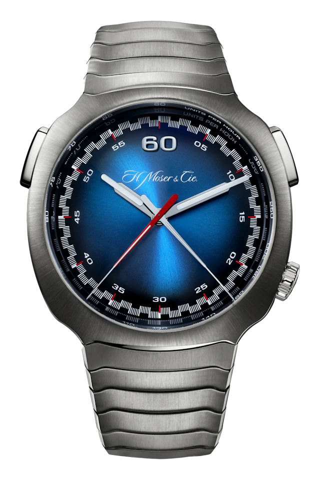 H. Moser & Cie. Streamliner Flyback Chronograph Automatic Funky Blue