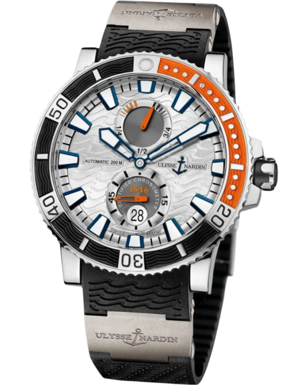 Ulysse Nardin Diver Maxi Marine Titanium & Stainless Steel Men's Watch