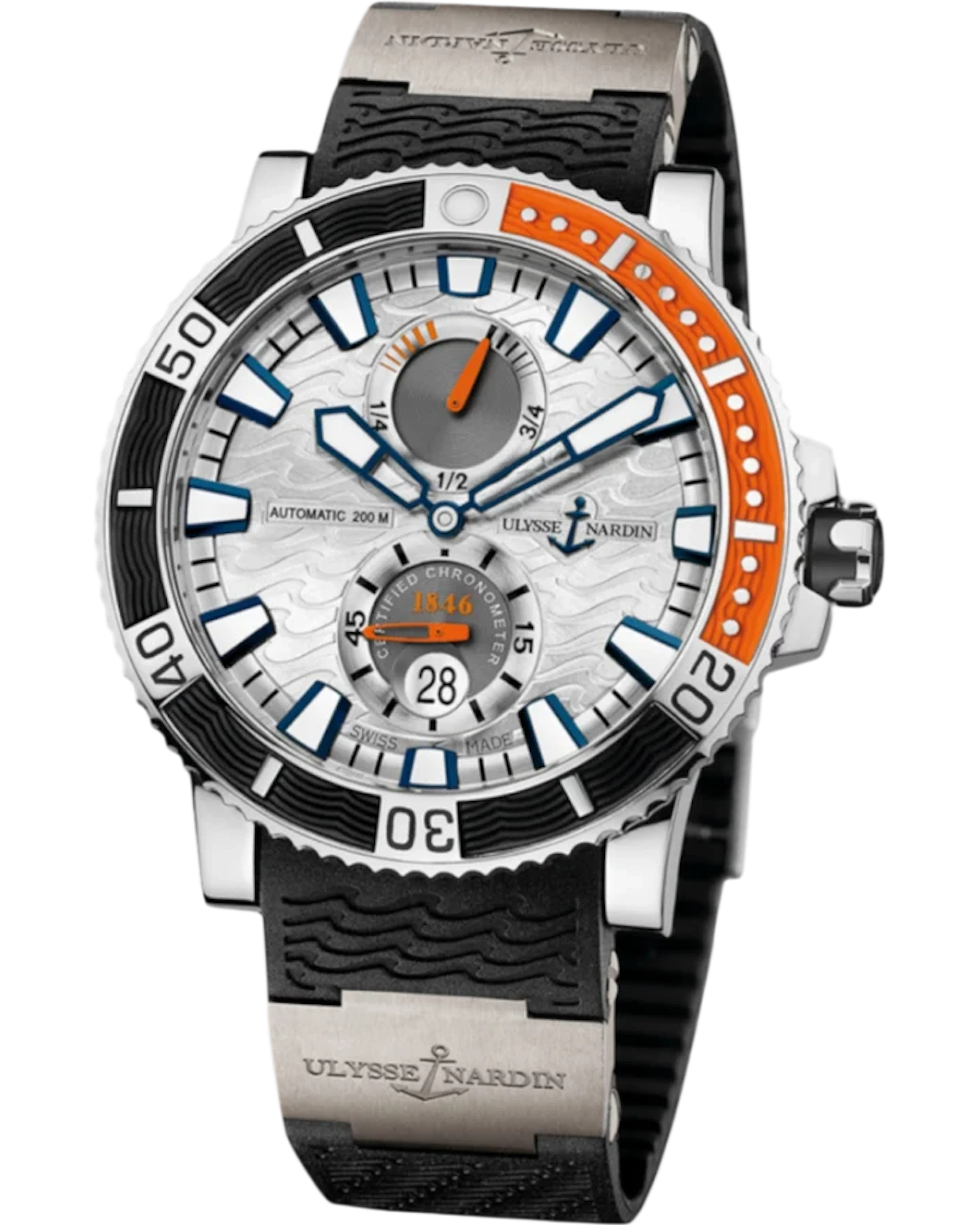 Ulysse Nardin Diver Maxi Marine Titanium & Stainless Steel Men's Watch