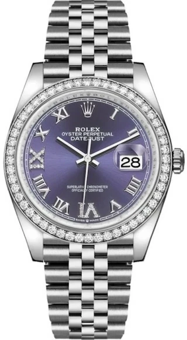 Rolex Datejust Stainless Steel & Diamonds Lady's Watch