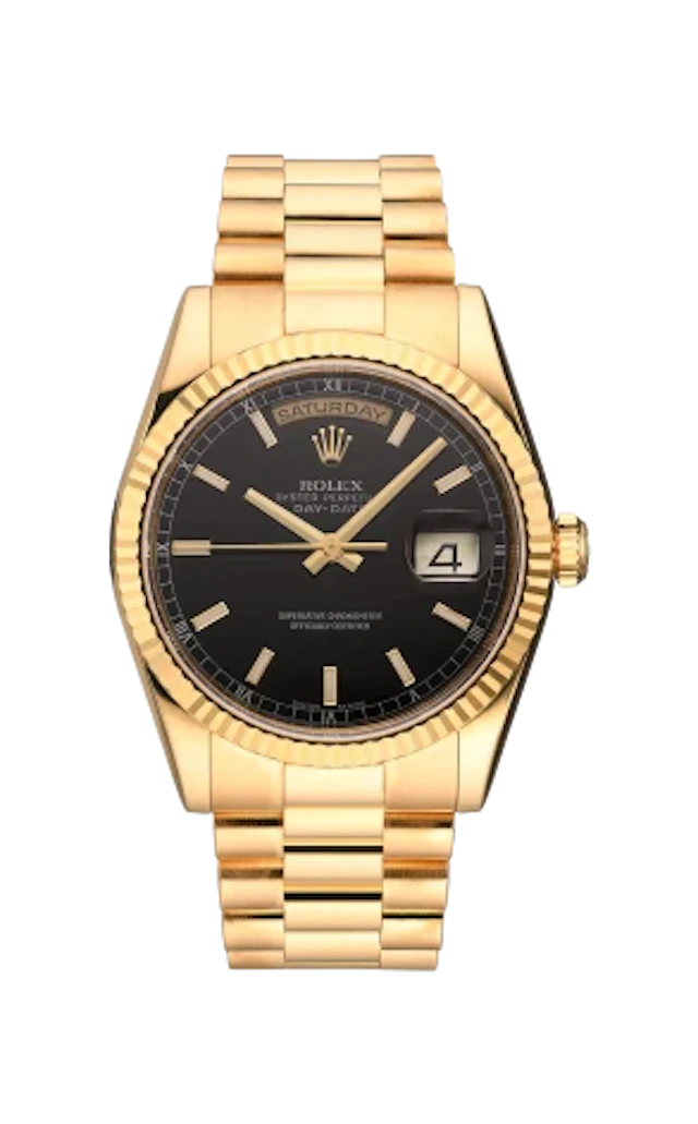 Rolex Day-Date 18K Yellow Gold Unisex Watch