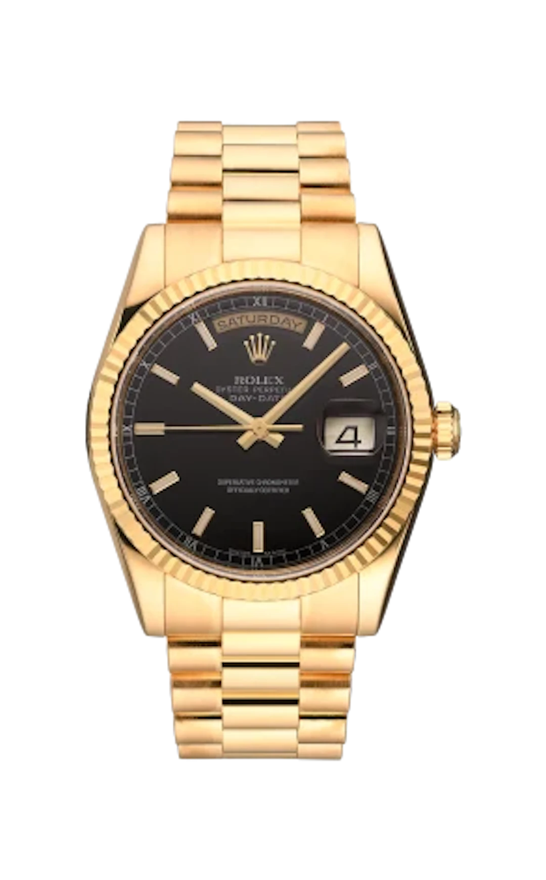 Rolex Day-Date 18K Yellow Gold Unisex Watch