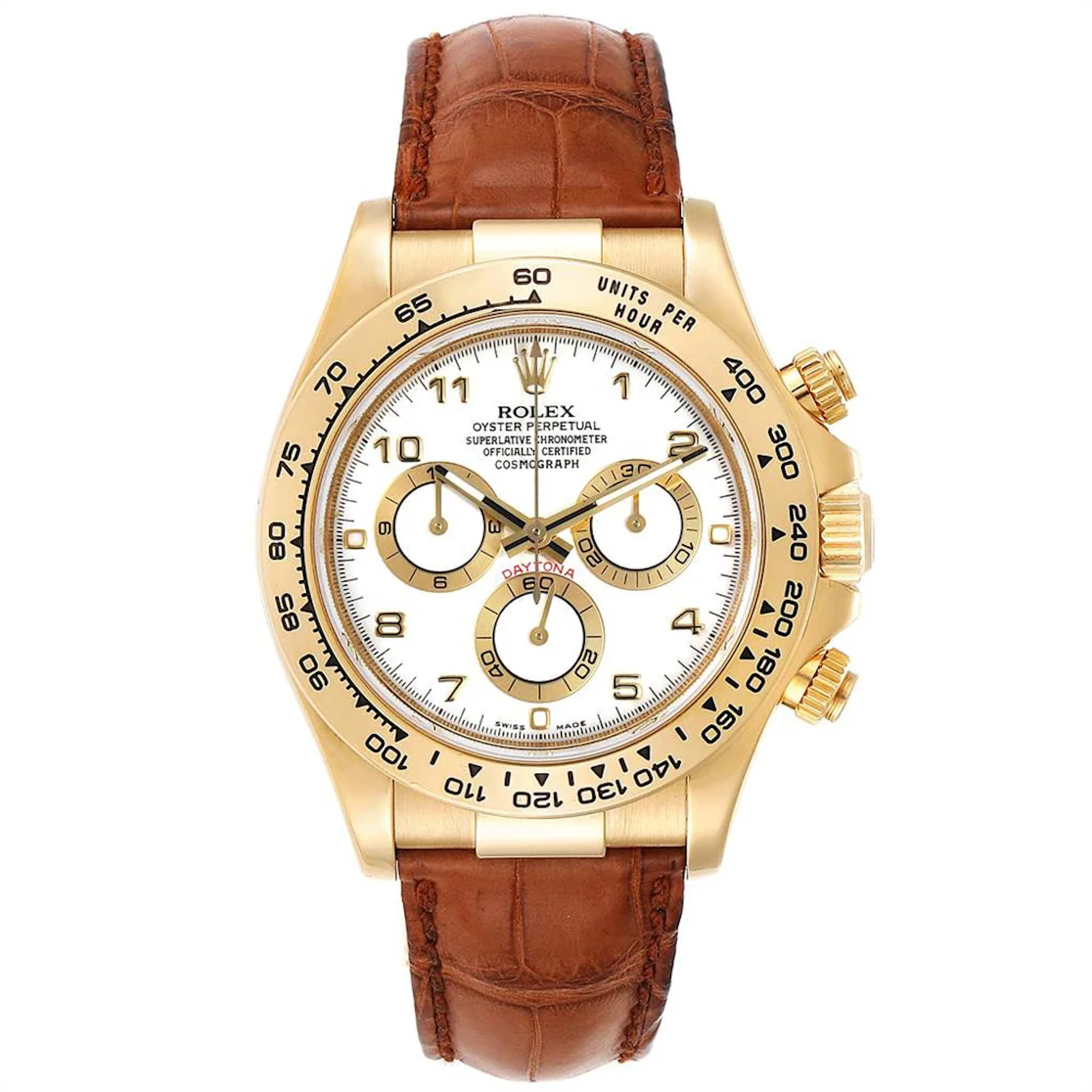 Rolex Daytona Cosmograph 18K Yellow Gold Men's Watch