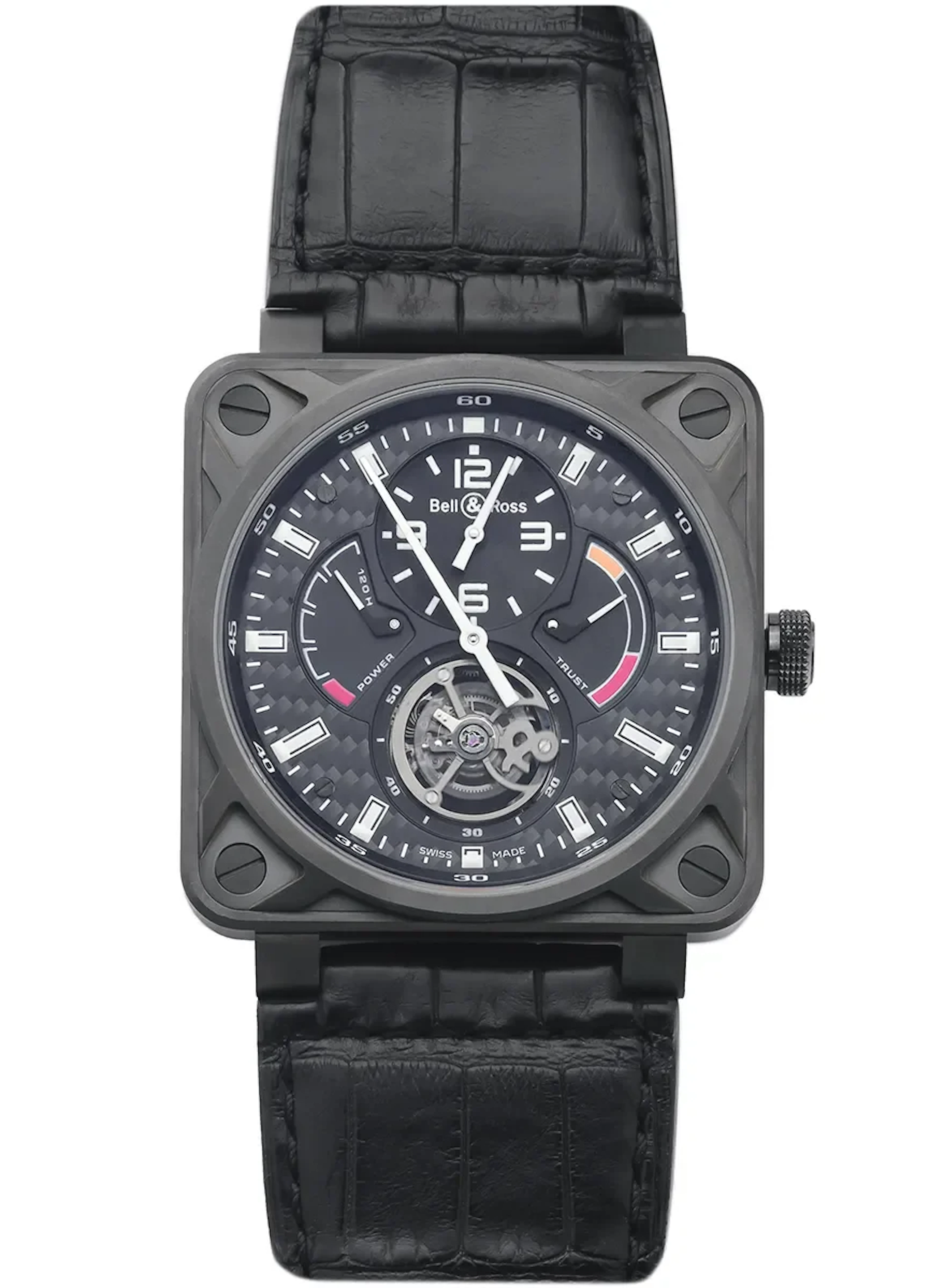 Bell & Ross Aviation BR 01 Tourbillon Titanium Men's Watch
