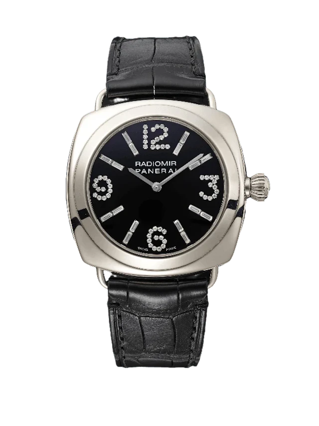 Panerai Radiomir 18K White Gold & Diamonds Unisex Watch