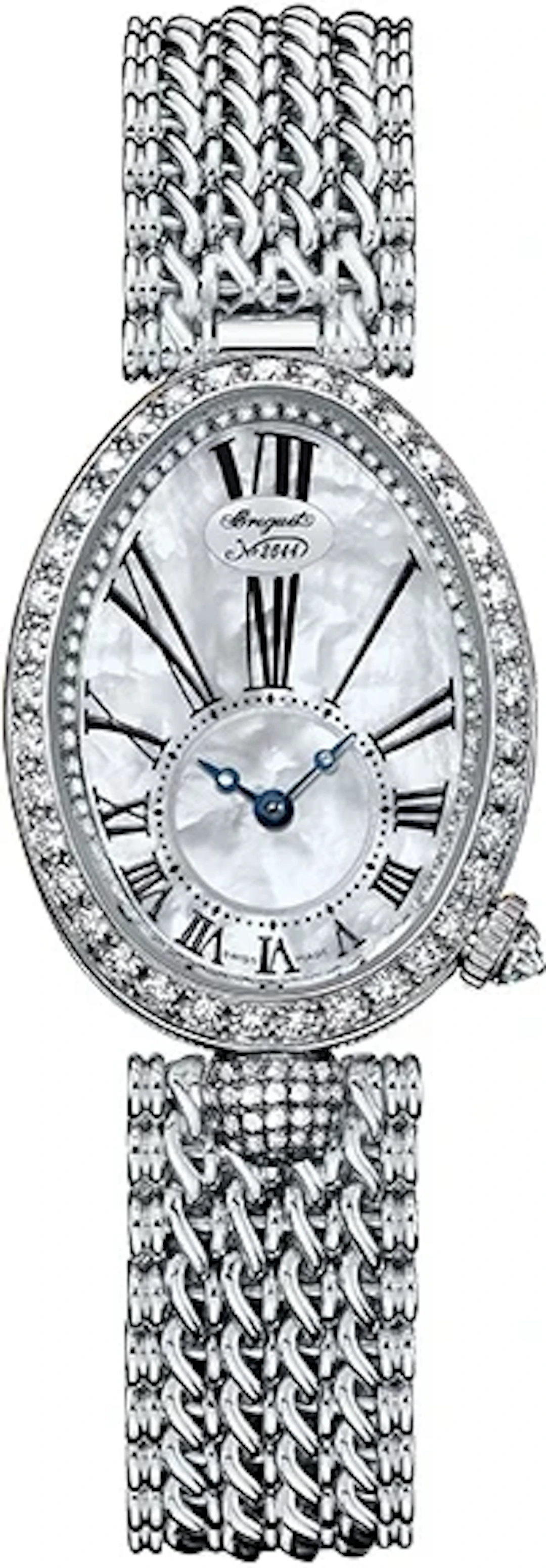 Breguet Reine de Naples 18K White Gold & Diamonds Lady's Watch