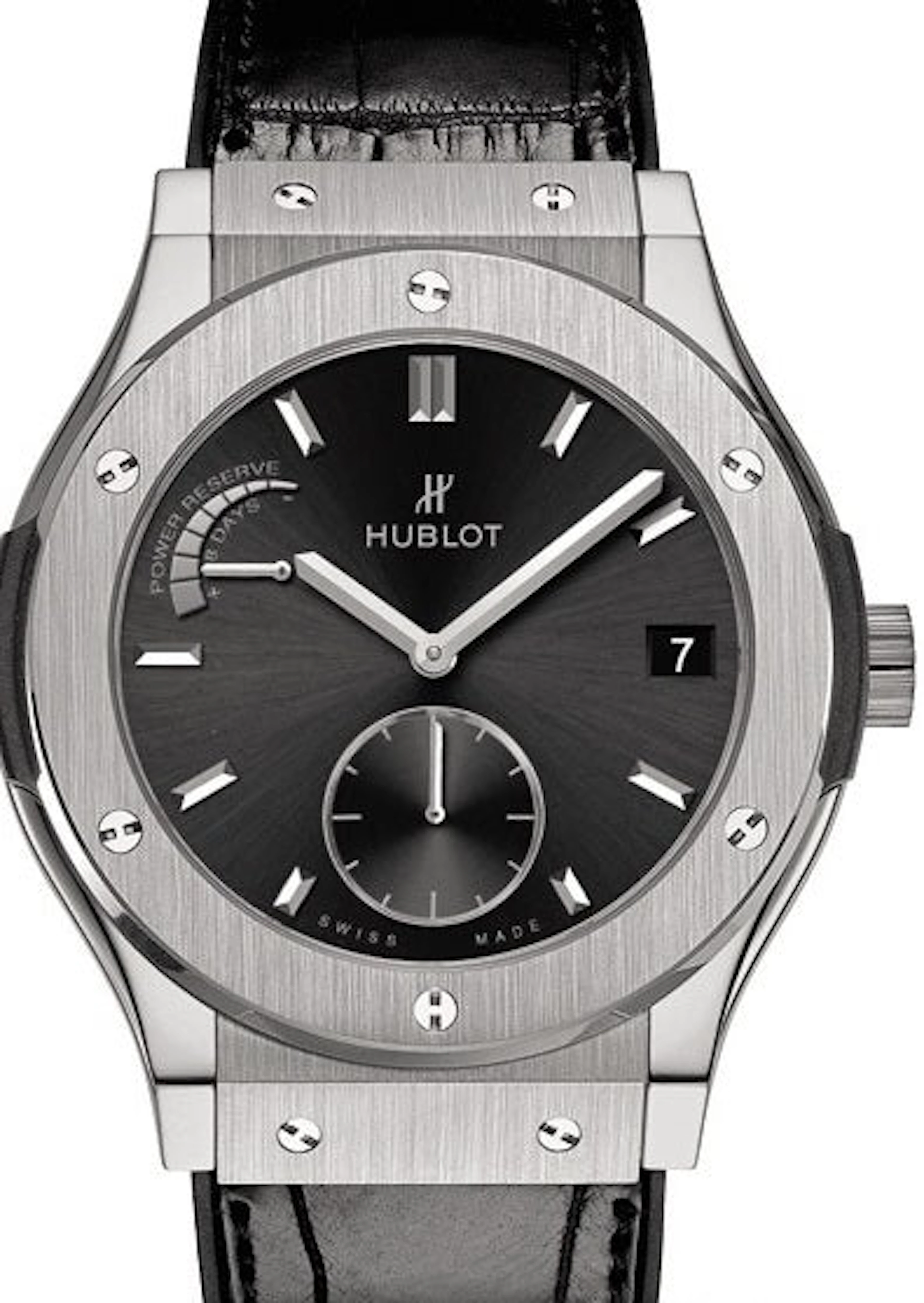 Hublot Classic Fusion Power Reserve 8 Days Titanium Men's Watch