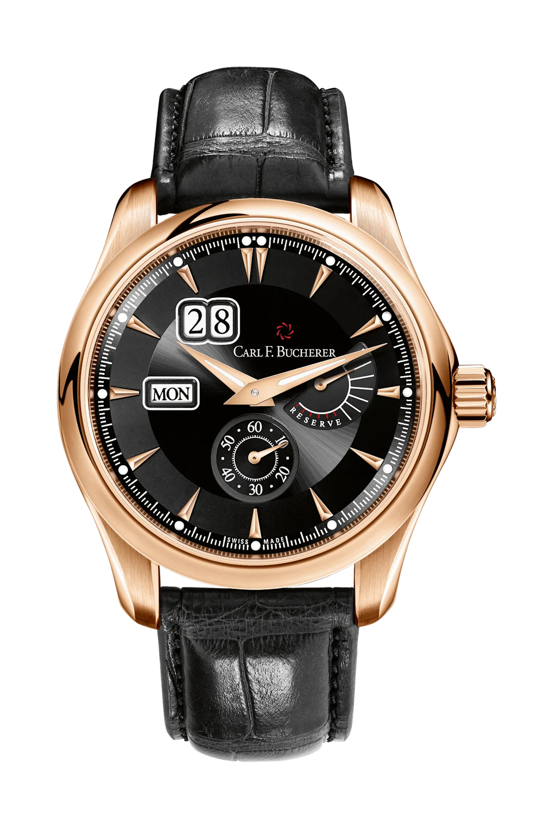 Carl F. Bucherer Manero Power Reserve 18K Rose Gold Men's Watch