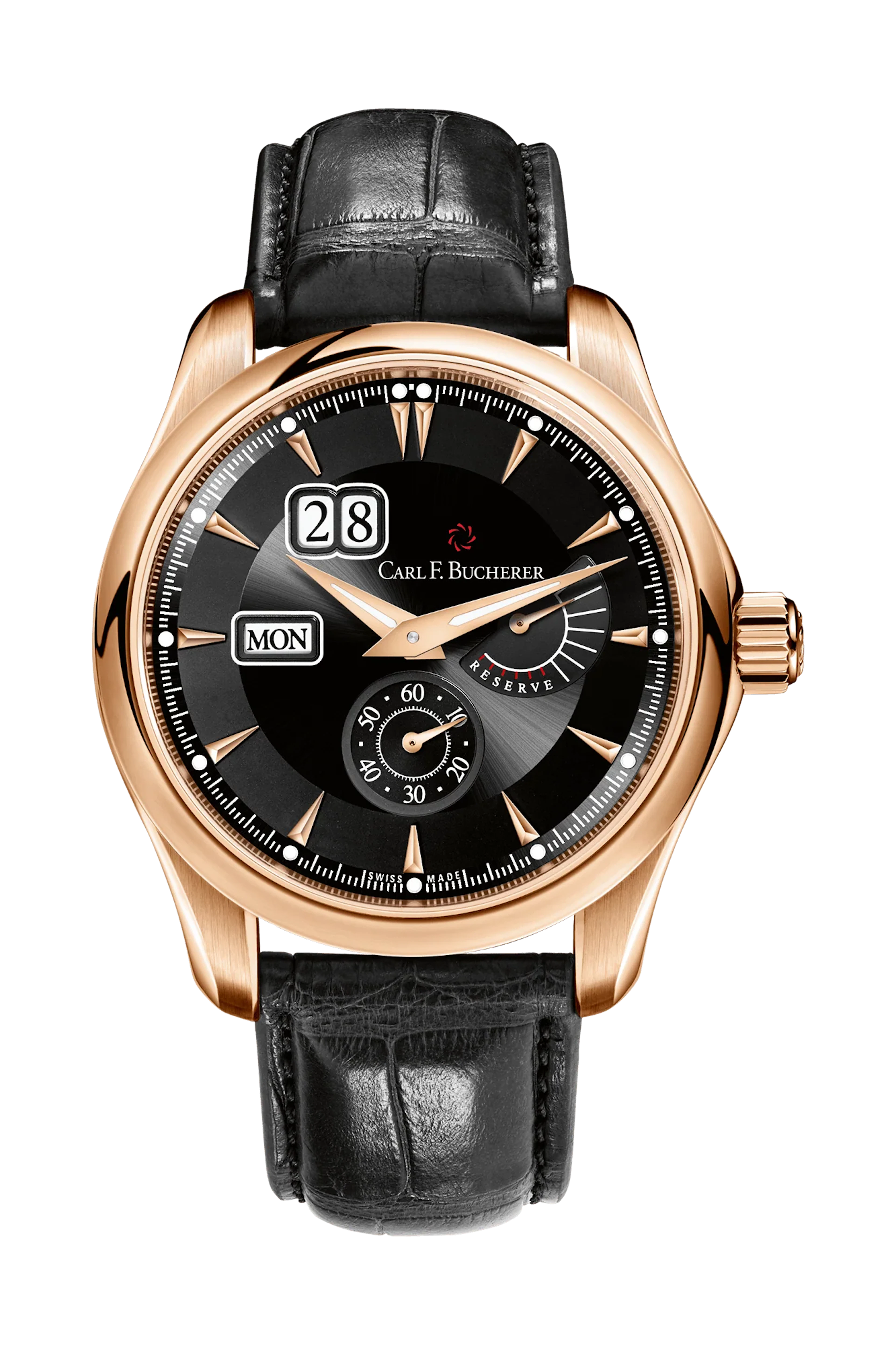 Carl F. Bucherer Manero Power Reserve 18K Rose Gold Men's Watch