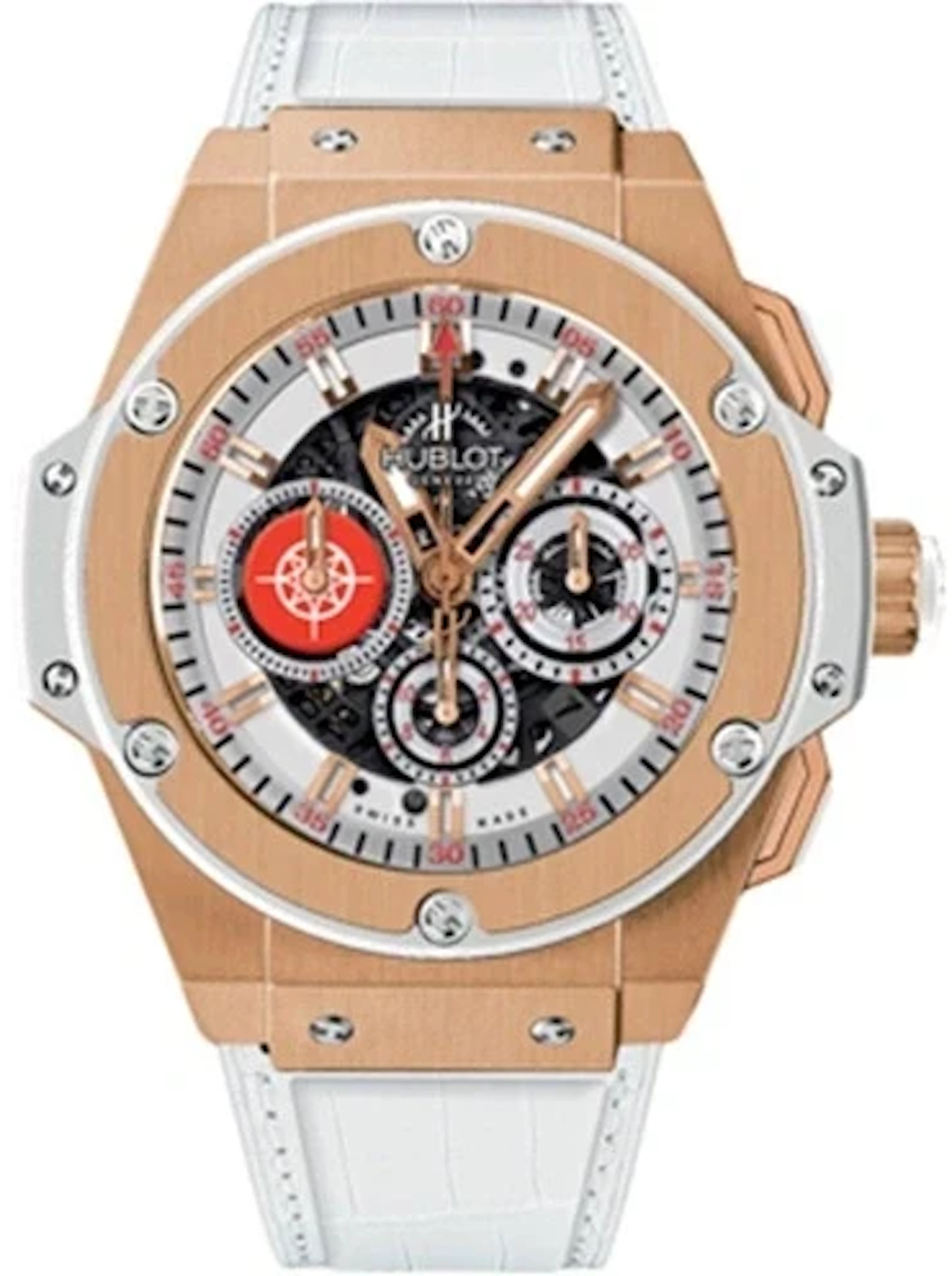 Hublot King Power Porto Servo Costa Esmeralda 18K Rose Gold Men's Watch