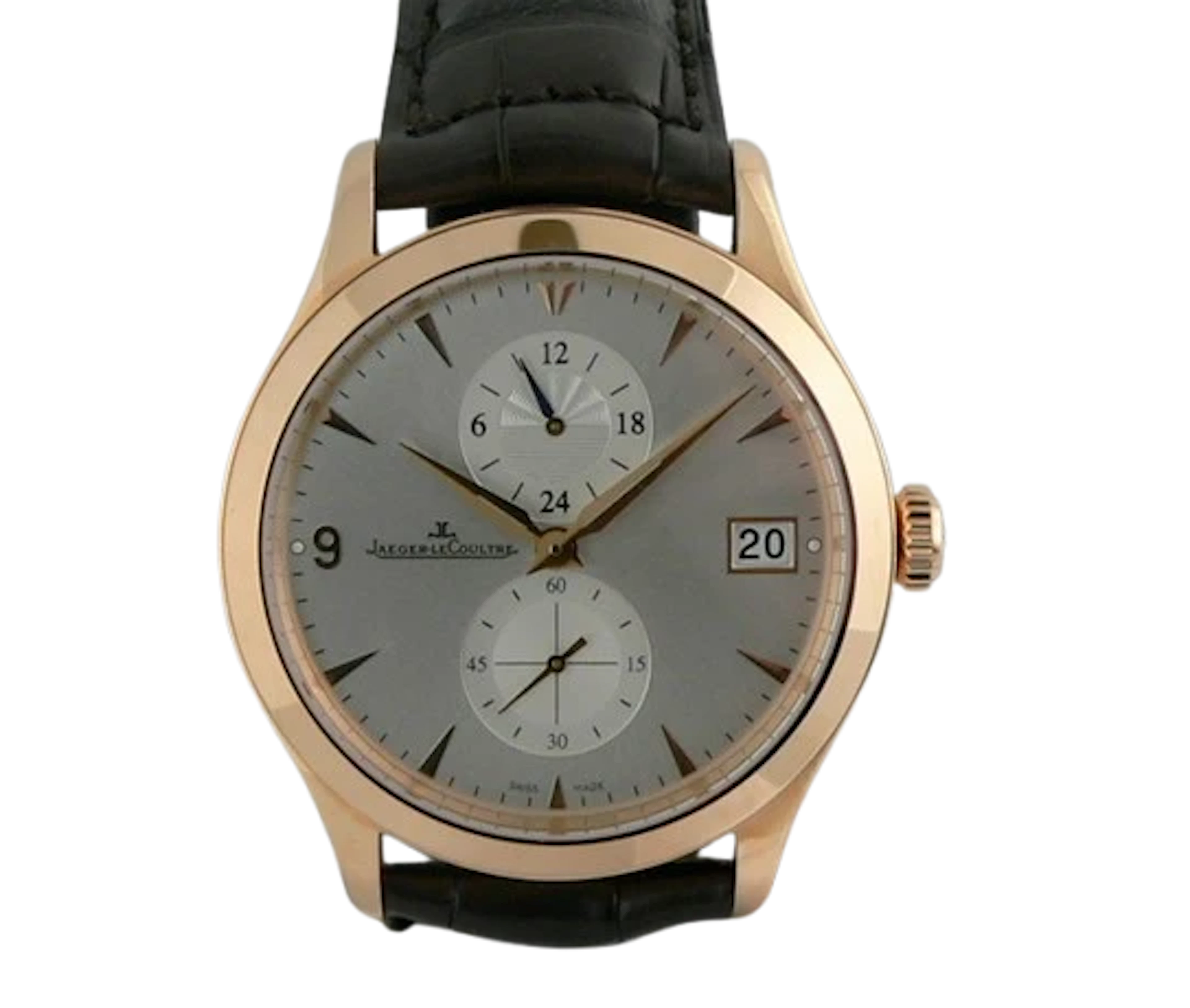 Jaeger-LeCoultre Master Dualtime 18k Rose Gold Men’s Watch