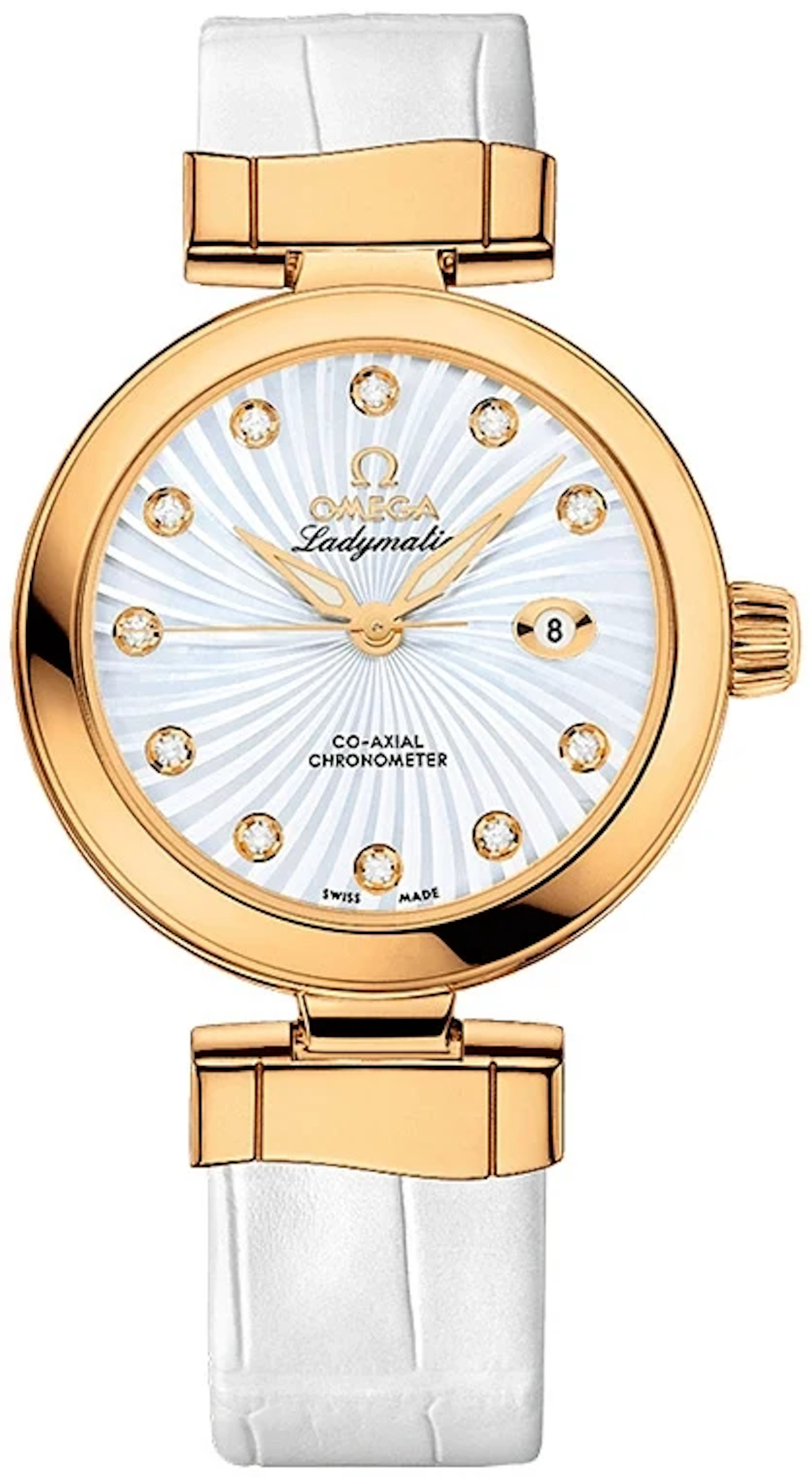 Omega De Ville Co-Axial Master Chronometer 18K Yellow Gold & Diamonds