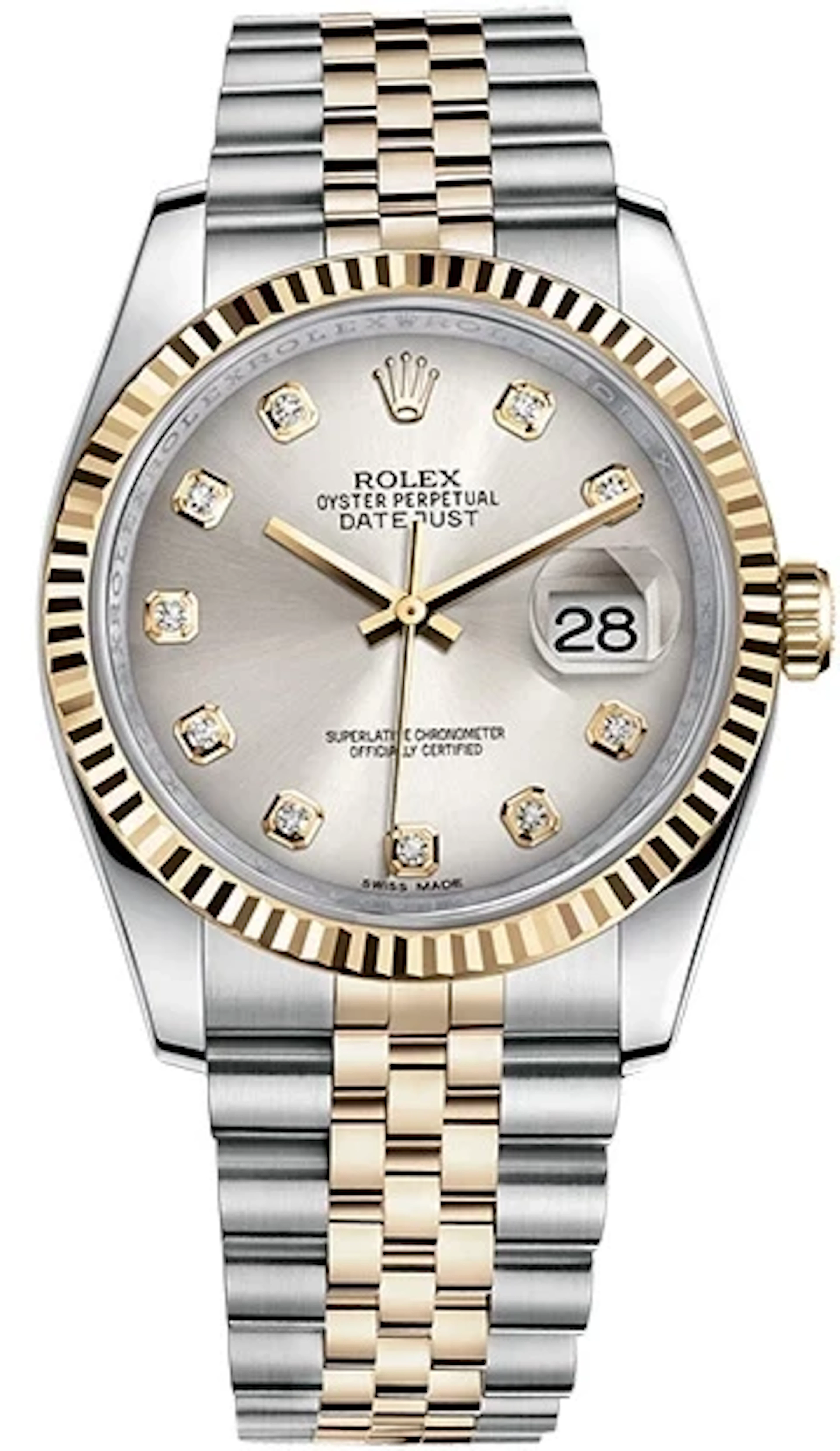 Rolex Datejust 36mm Stainless Steel & 18k Yellow Gold Men's Watch