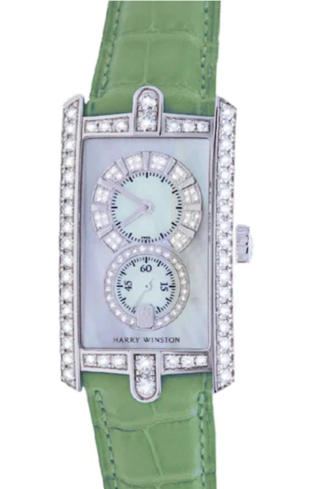 Harry Winston Avenue 18K White Gold & Diamonds Ladies Watch