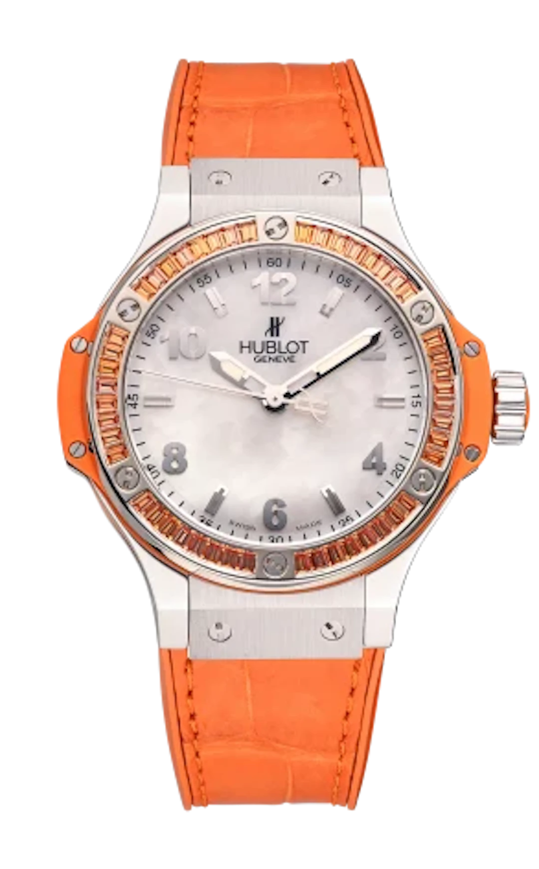 Hublot Big Bang 38 MM Tutti Frutti Stainless steel & Sapphires Lady's Watch