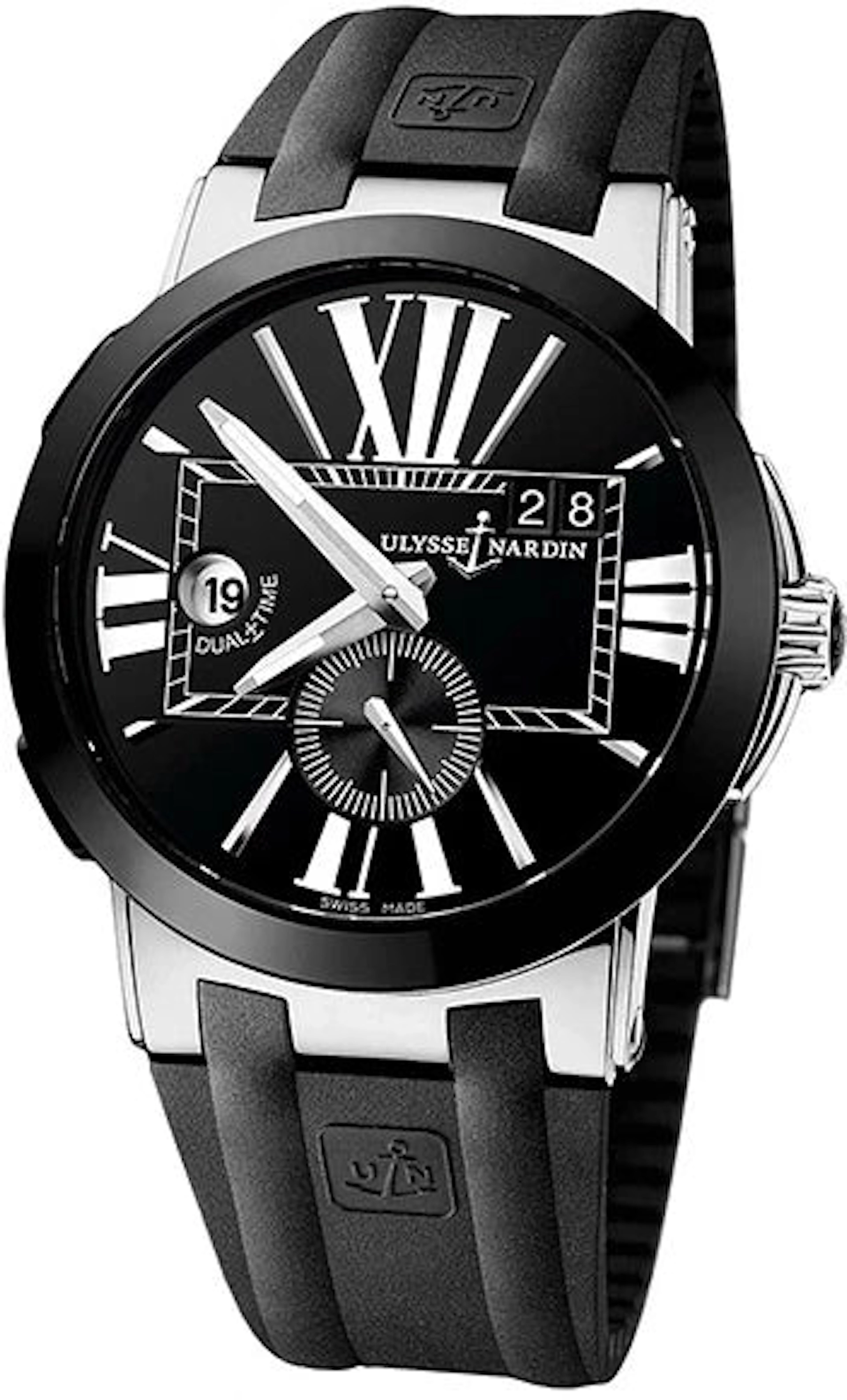 Ulysse Nardin Dual Time Stainless Steel Men's Watch