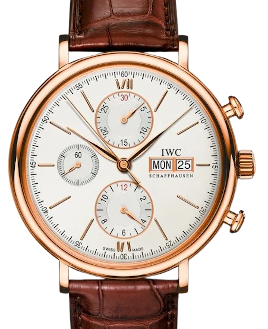 IWC Portofino Chronograph 3910 18K Rose Gold Men’s Watch