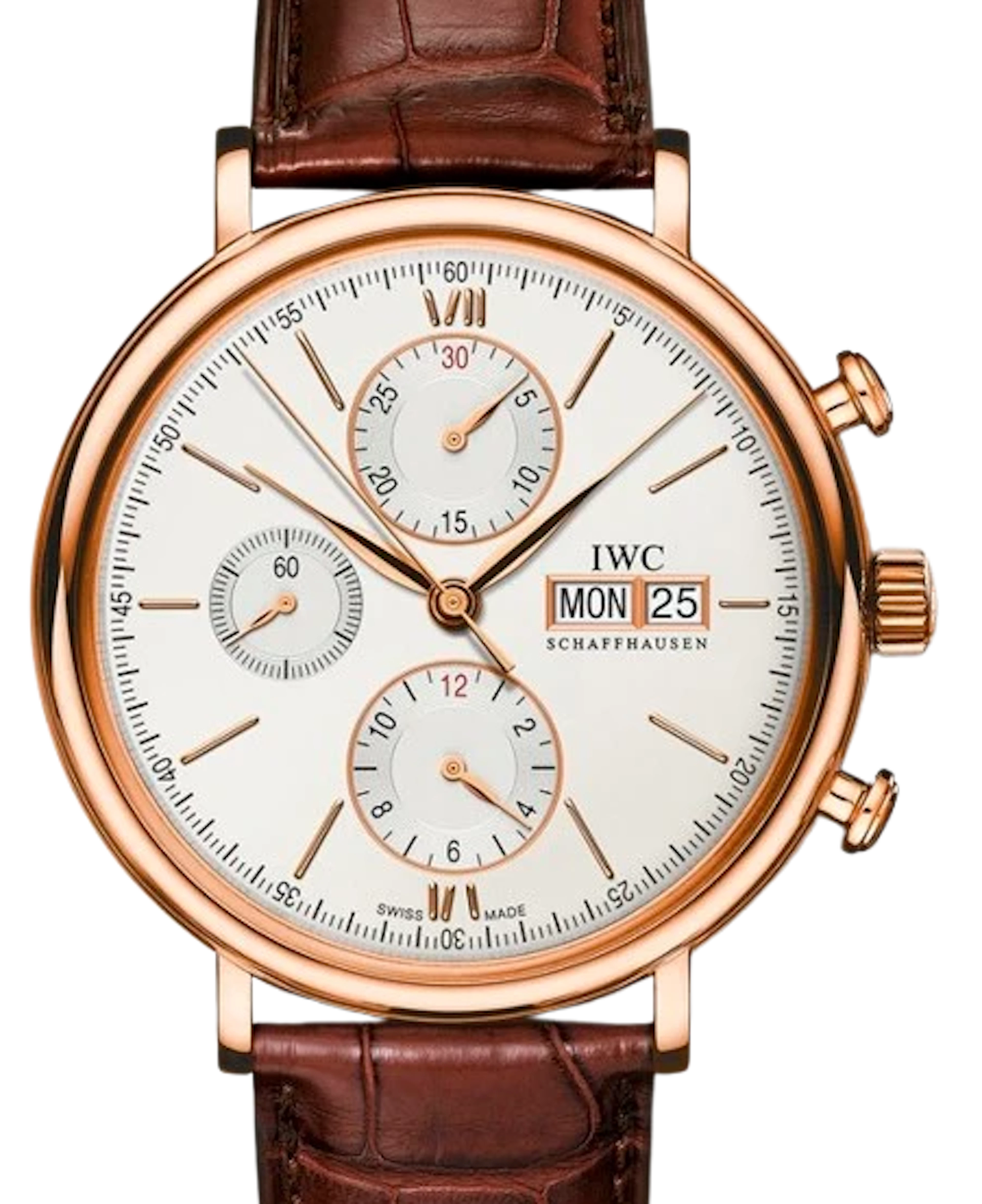 IWC Portofino Chronograph 3910 18K Rose Gold Men’s Watch