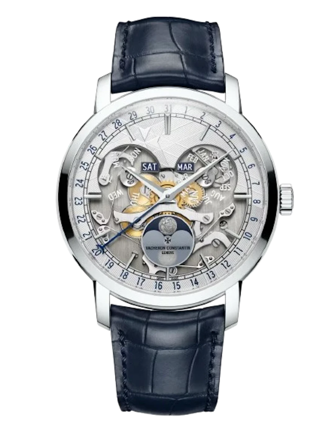 Vacheron Constantin Traditionnelle Complete Calendar Openface Platinum